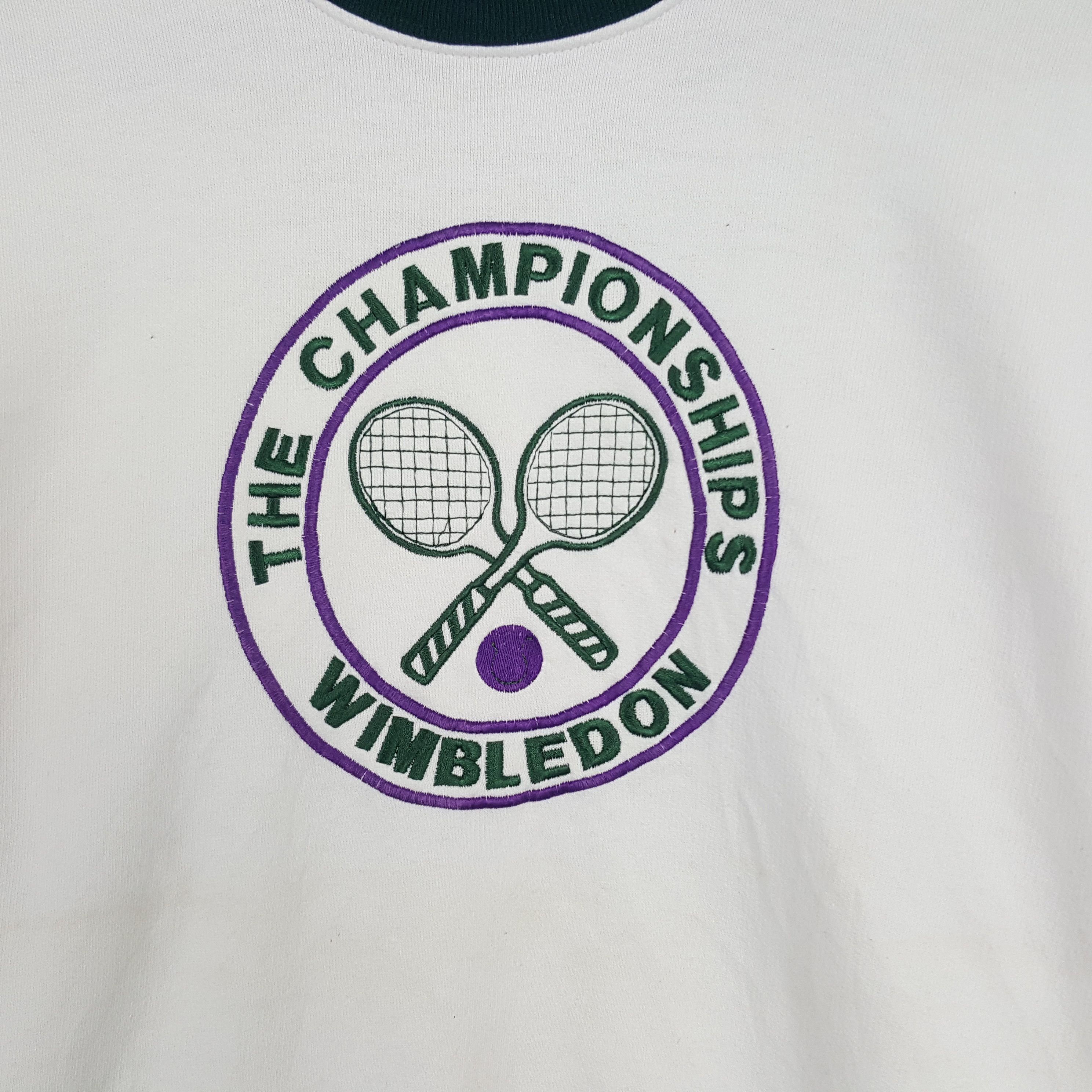 Vintage Vintage The Championship Wimbledon Sweatshirt Size US M / EU 48-50 / 2 - 2 Thumbnail