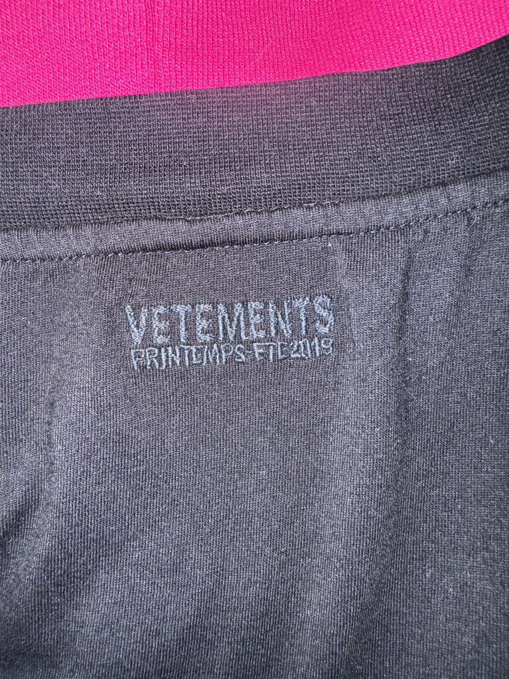 Vetements AW2018 Vetements "Yourname" Slogan hoodie Size US S / EU 44-46 / 1 - 6 Thumbnail