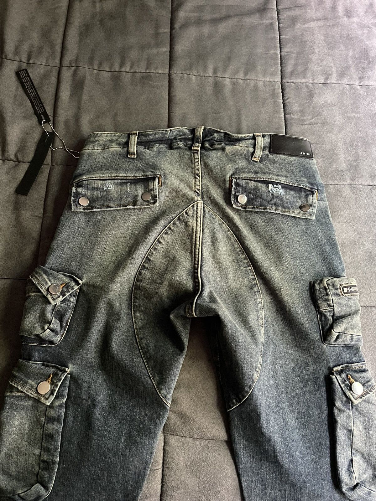 Amiri Amiri Cargo Pocket Jeans Size US 34 / EU 50 - 4 Thumbnail