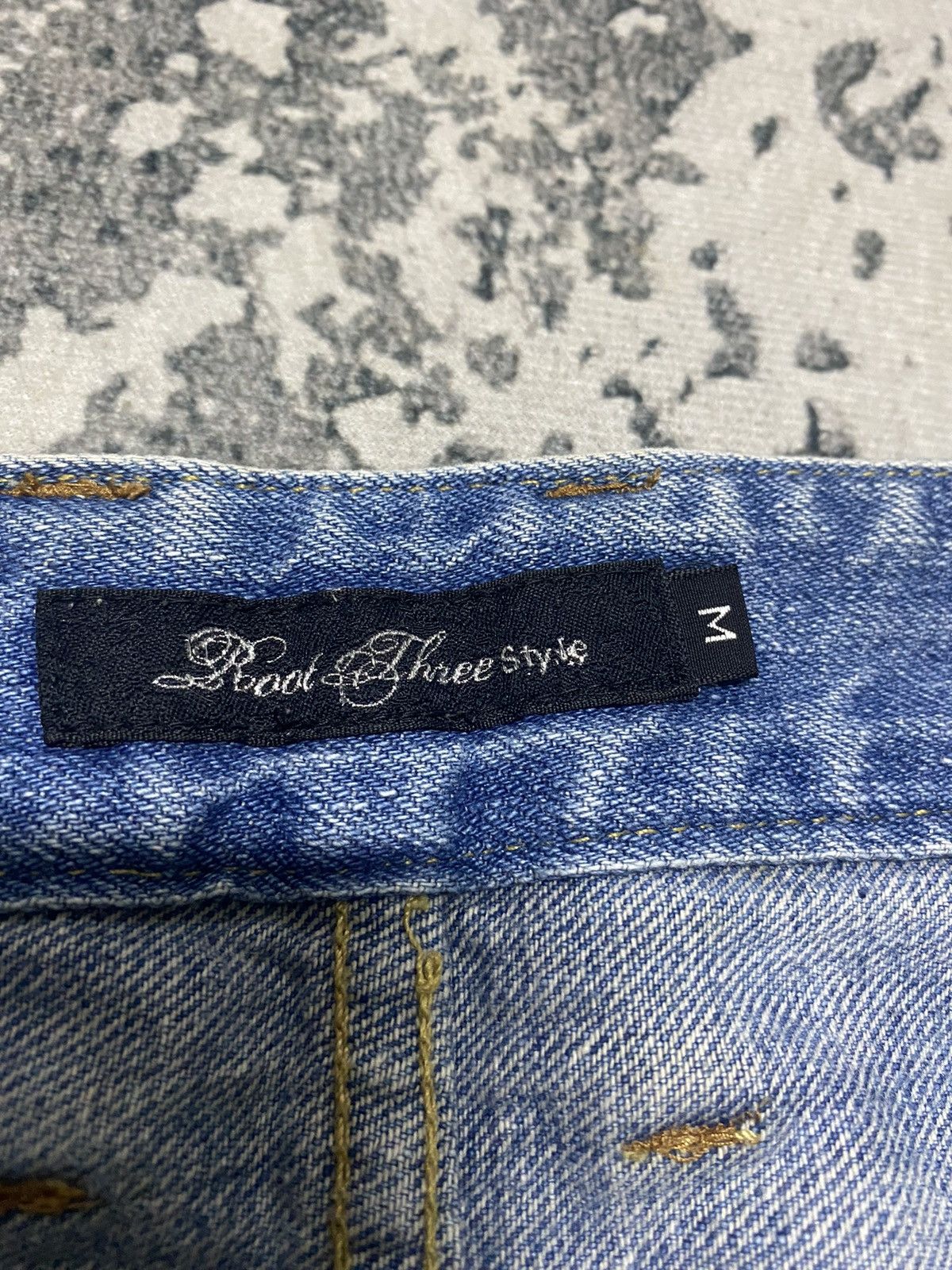 Japanese Brand Japanese Brand Distressed Root Three Jeans Denim Size US 34 / EU 50 - 15 Thumbnail