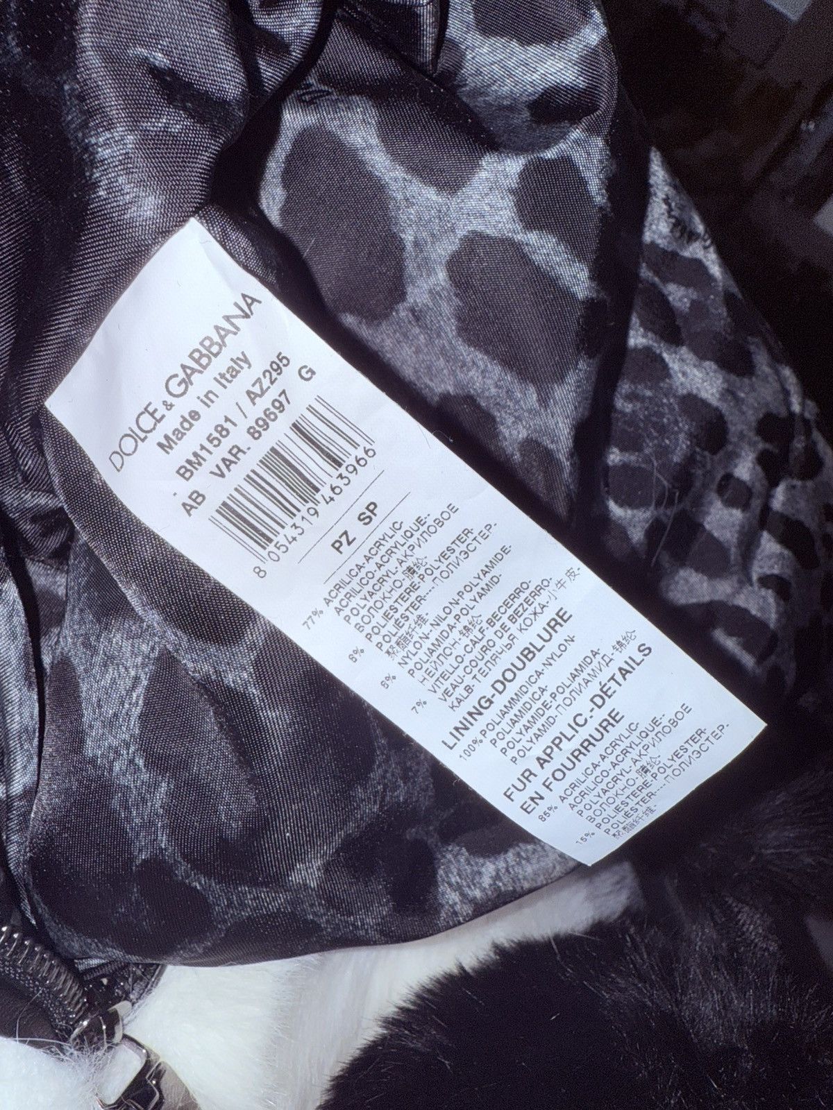 Dolce & Gabbana Dolce & Gabbana Panda Bear Backpack Size ONE SIZE - 9 Thumbnail