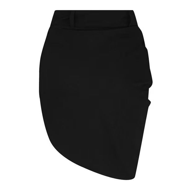 Jacquemus o1g2r1mq1024 Mini Skirt in Black Size 28" / US 6 / IT 42 - 2 Thumbnail