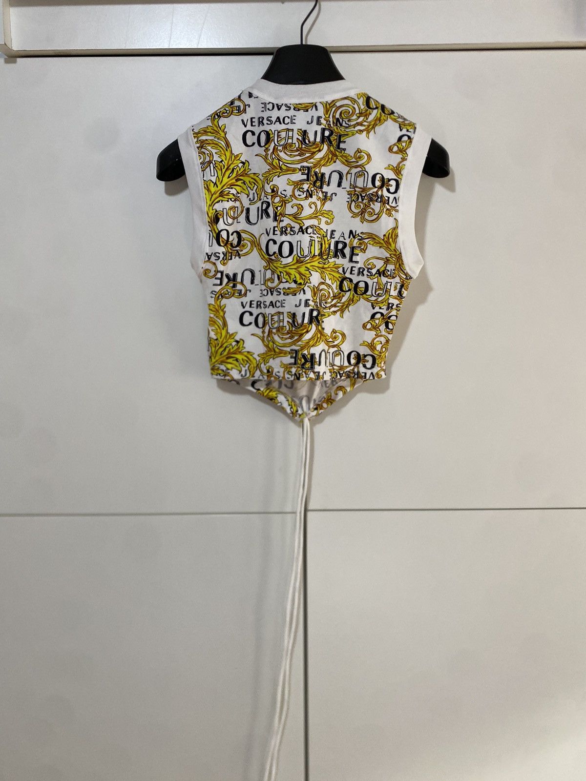 Versace Jeans Couture Versace Jeans Culture Logo Print Jersey T-Shirt, XS,, new. Size XS / US 0-2 / IT 36-38 - 7 Thumbnail