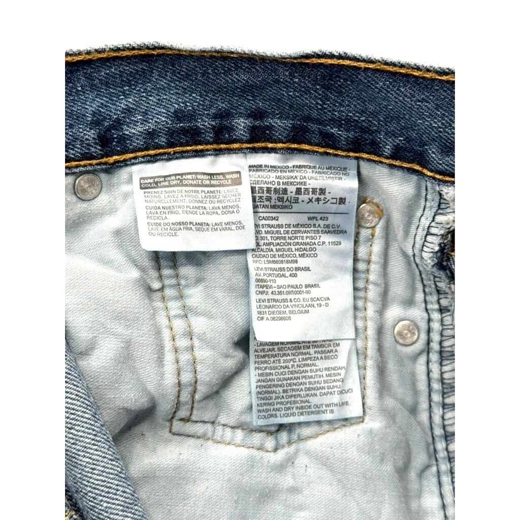 Levi's × Vintage Vintage Levi's Men's 550 Blue Denim Jeans Size US 33 - 4 Thumbnail