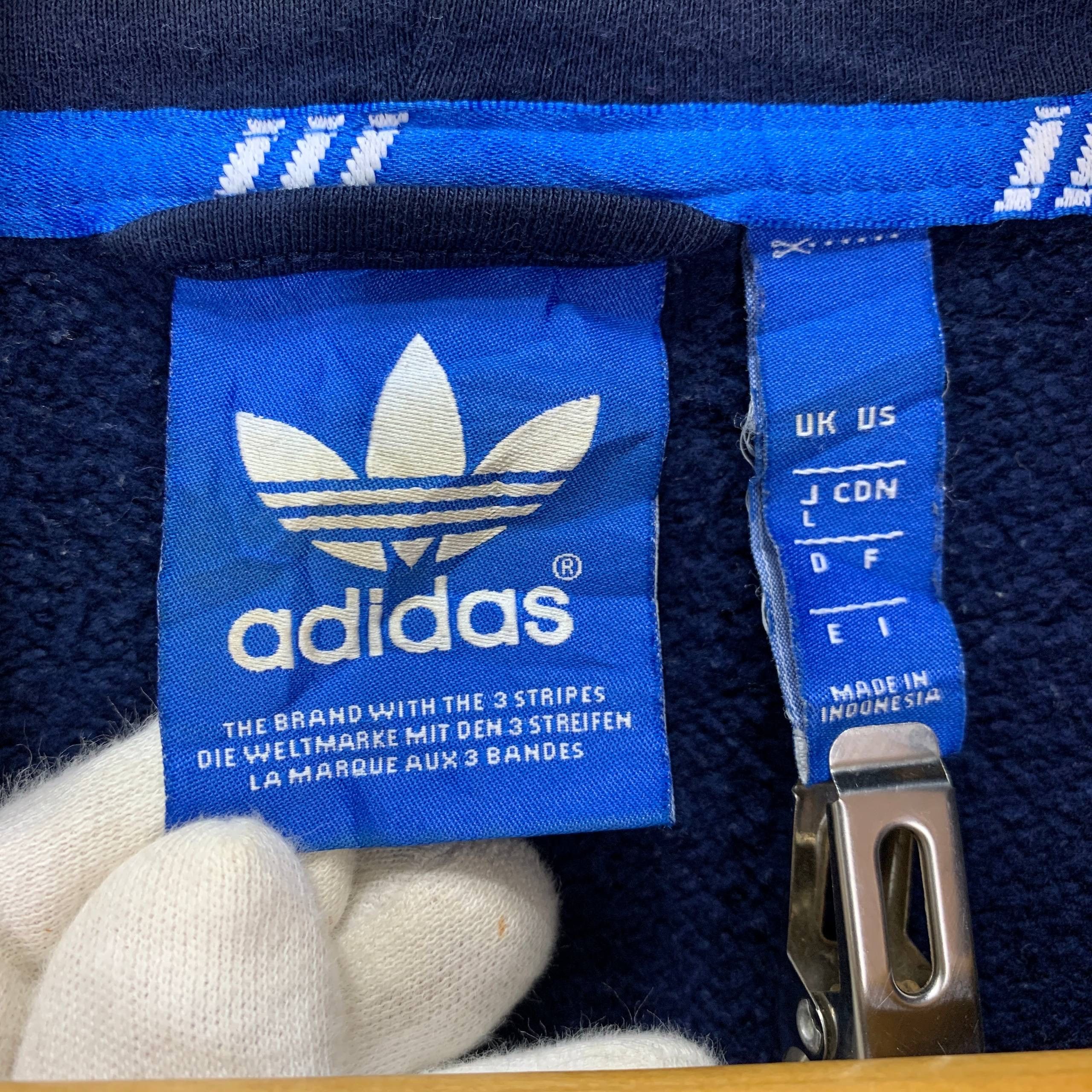 Adidas ADIDAS Ideal Zipper Hoodie #2569/U Size US L / EU 52-54 / 3 - 14 Thumbnail
