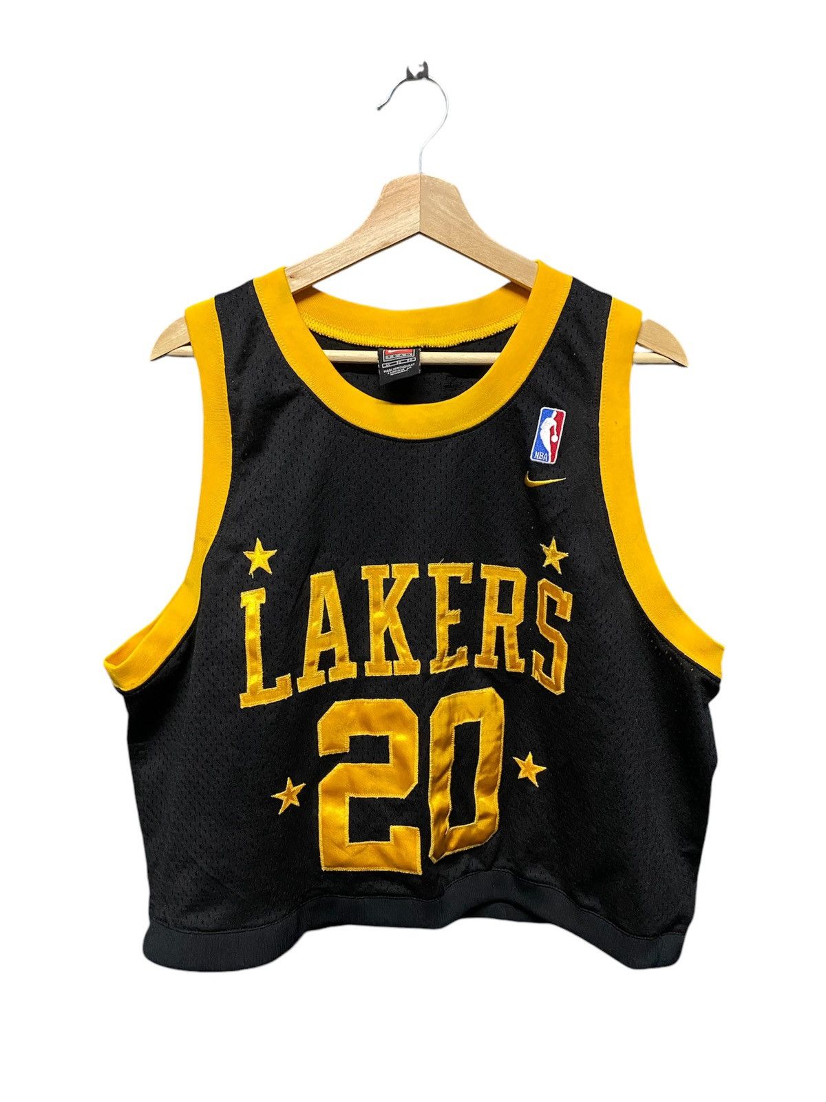 NBA NIKE Lakers payton crop top jersey Size XL / US 12-14 / IT 48-50 - 1 Thumbnail