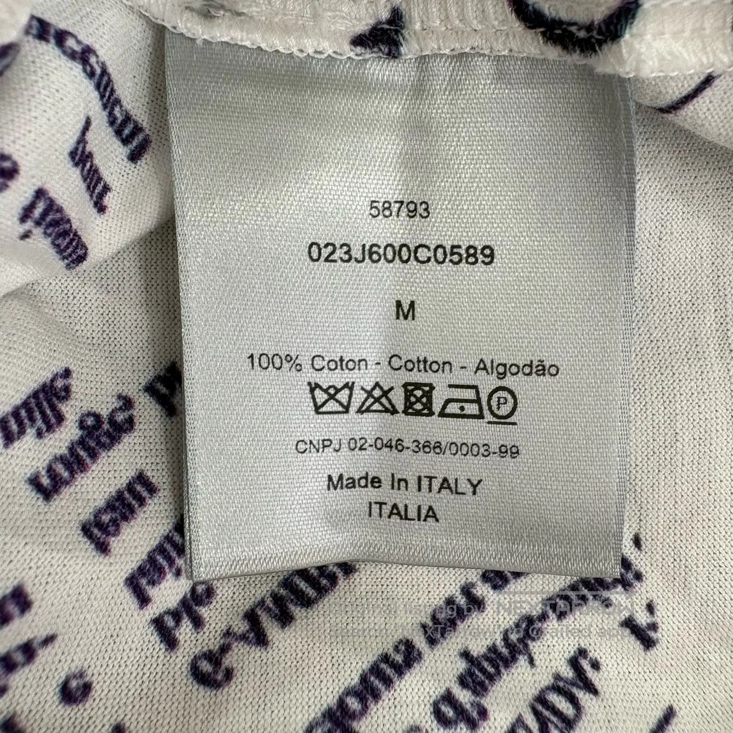 Dior Dior Newspaper-printed short-sleeved shirt Size US M / EU 48-50 / 2 - 5 Thumbnail