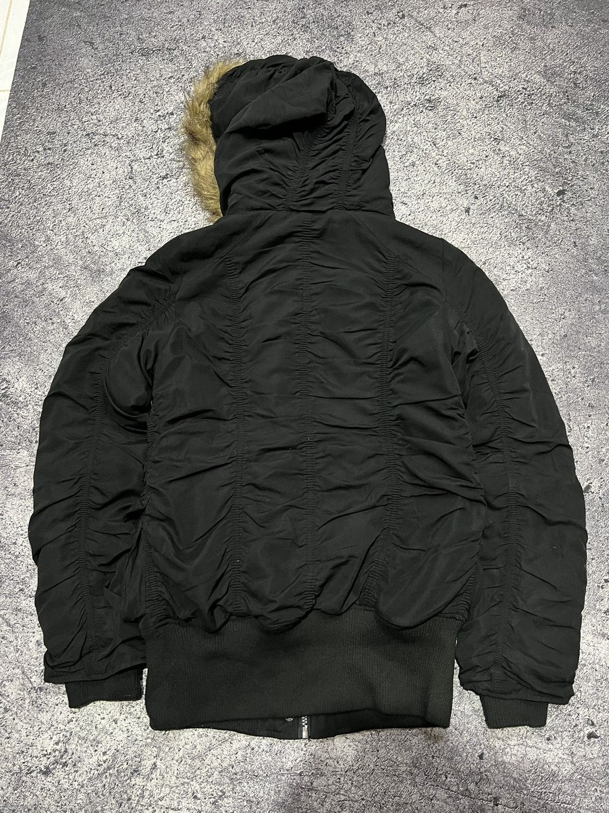 If Six Was Nine 2000s Japanese Hysteric Cargo 14th Fur Vkei Bomber y2k Lgb Size US S / EU 44-46 / 1 - 4 Thumbnail