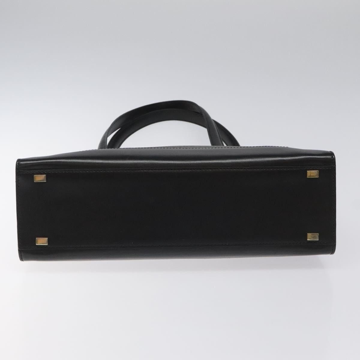 Celine CELINE Macadam Canvas Shoulder Bag Pvc Leather Black Gold Size ONE SIZE - 9 Thumbnail