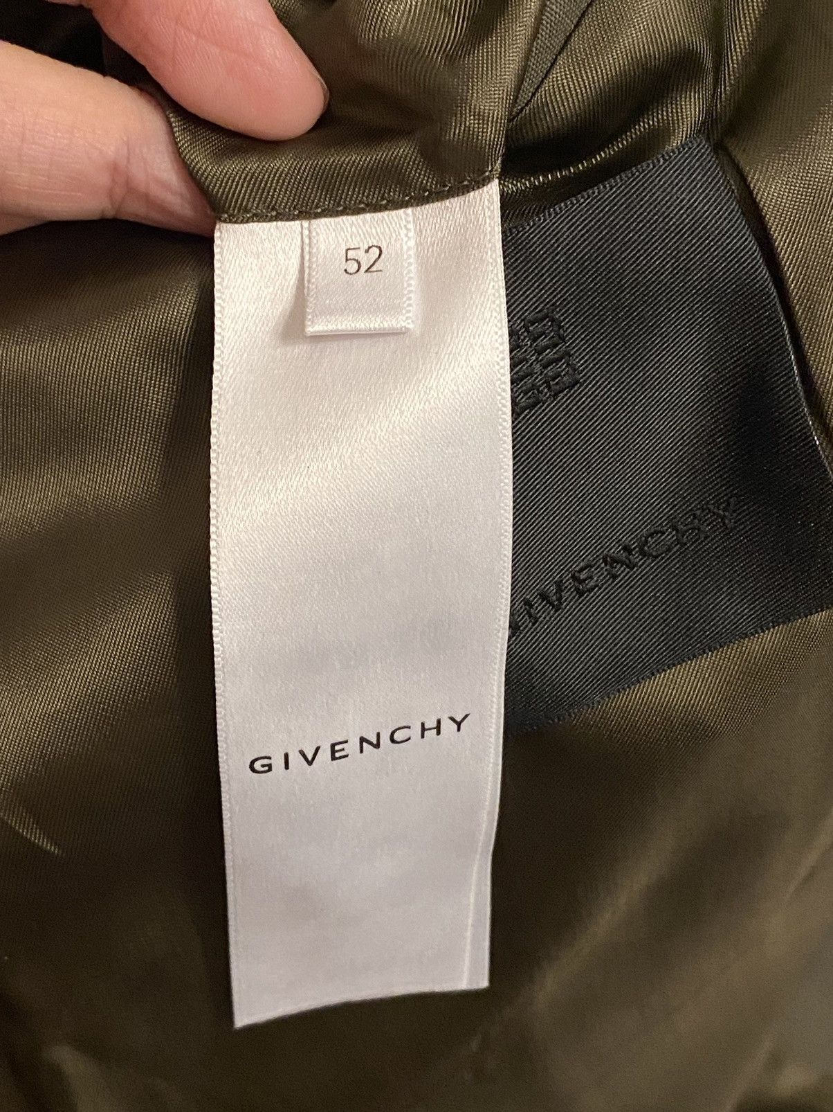 Givenchy Givenchy khaki wool blazer jacket 52 Size 52R - 7 Thumbnail