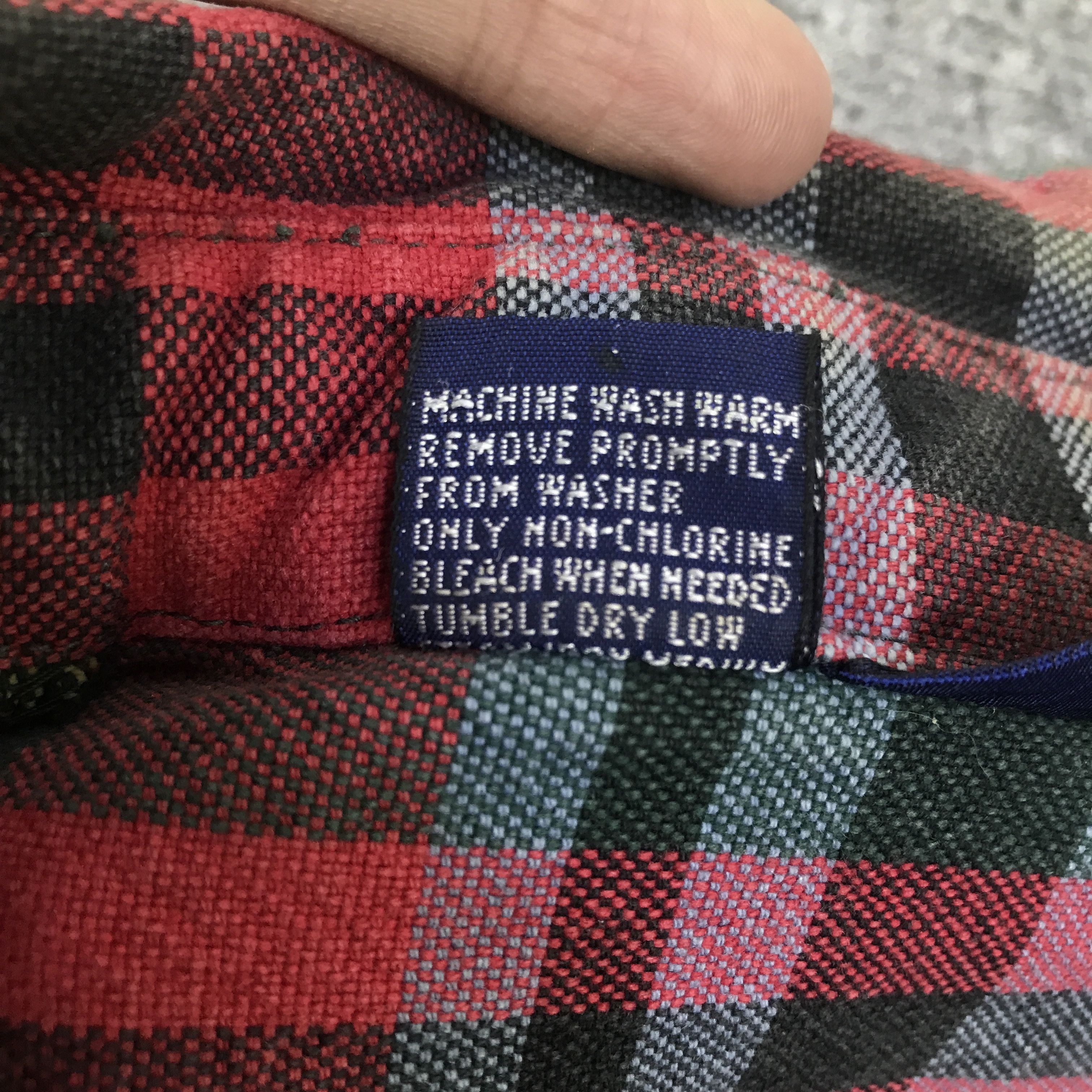 Polo Ralph Lauren Vtg Polo by Ralph Lauren tartan zip jacket K94B3 Size US L / EU 52-54 / 3 - 12 Thumbnail