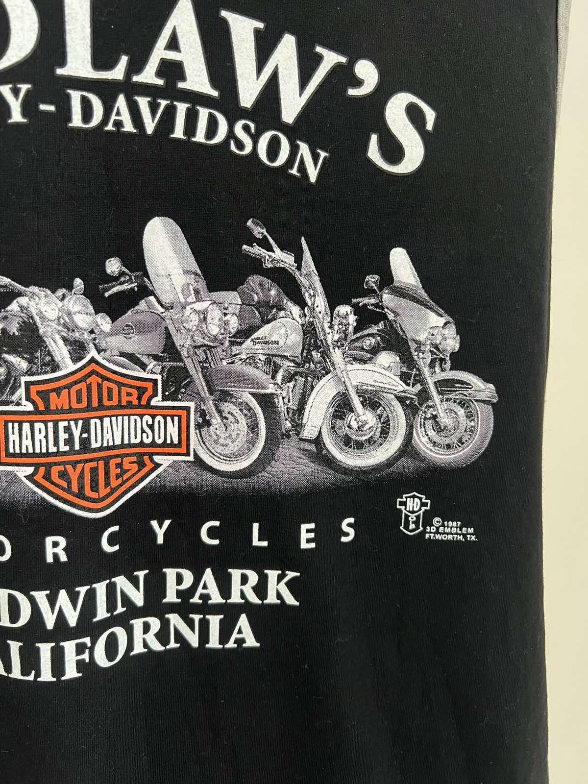 Vintage 3d Emblem Harley Davidson 90s Vintage Eagle Tank Tee USA y2k Size US XL / EU 56 / 4 - 3 Thumbnail