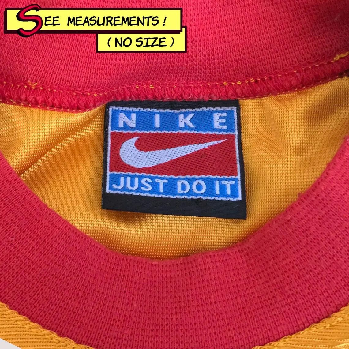 Nike Vintage 90s NIKE Jersey Football Soccer Kit Tricot Striped Size US L / EU 52-54 / 3 - 7 Thumbnail