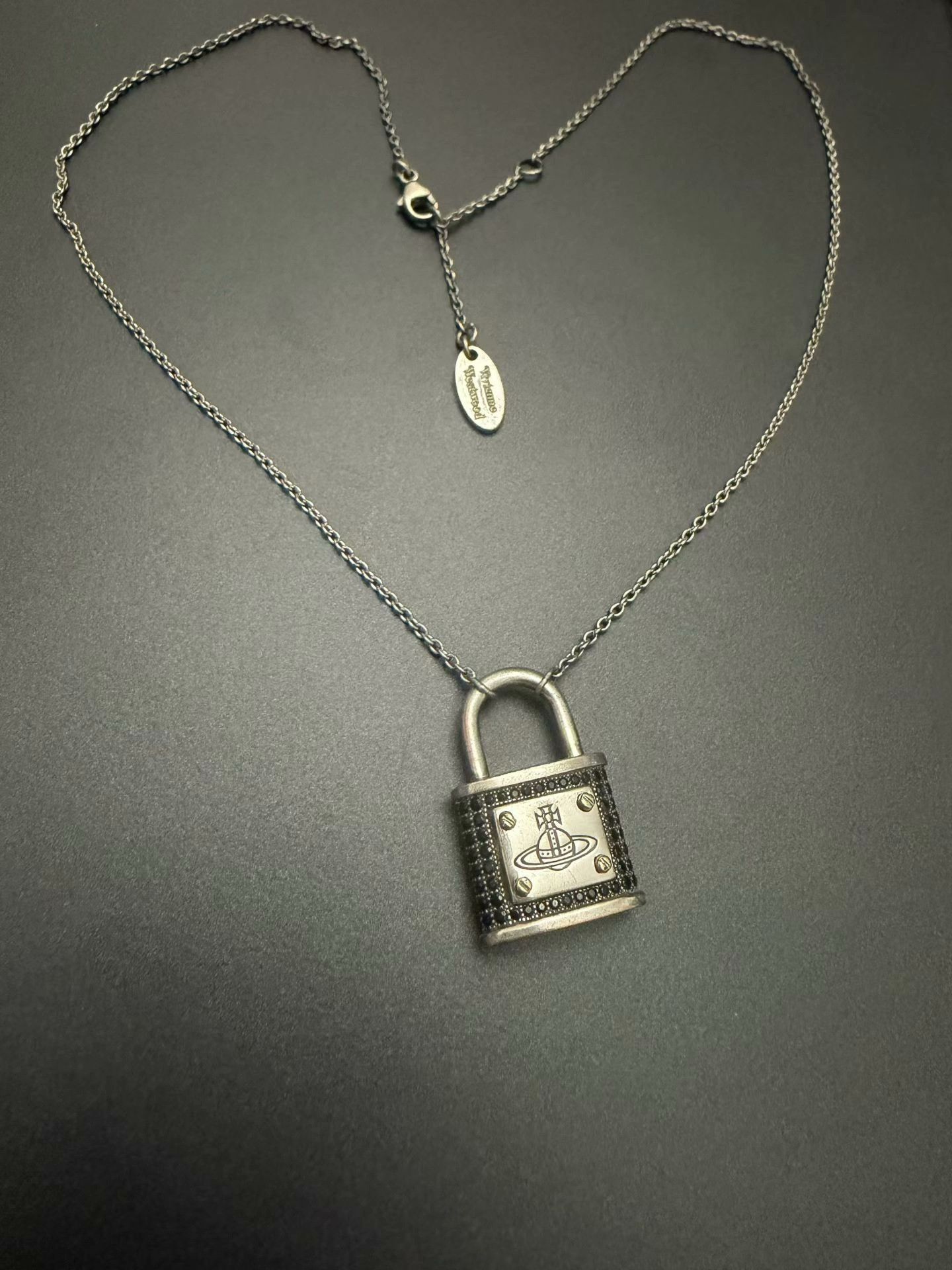 Vivienne Westwood Vivienne Westwood Saturn Lock Necklace Size ONE SIZE - 1 Thumbnail