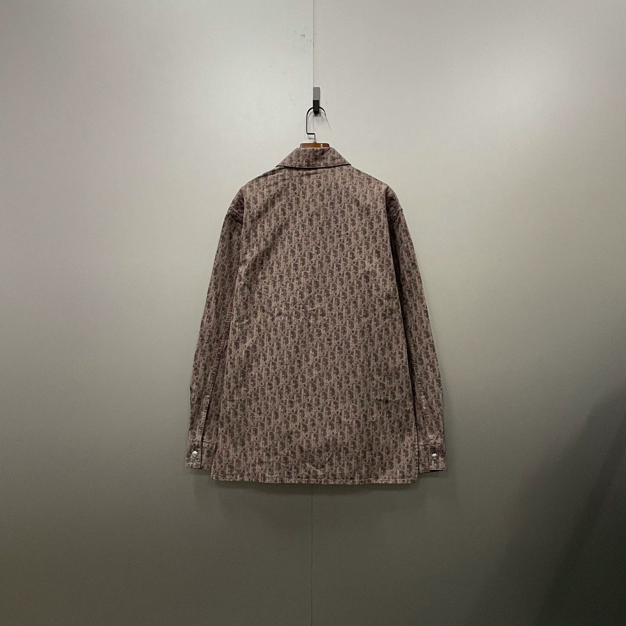 Dior brown monogram long sleeve shirt Size US L / EU 52-54 / 3 - 2 Thumbnail