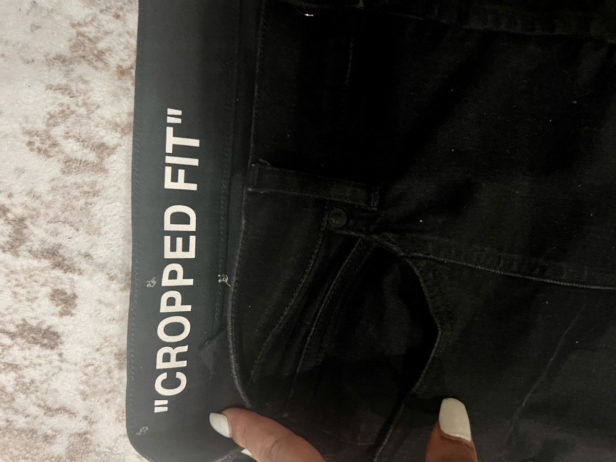 Off-White Off White Cropped Denim Size US 36 / EU 52 - 5 Thumbnail