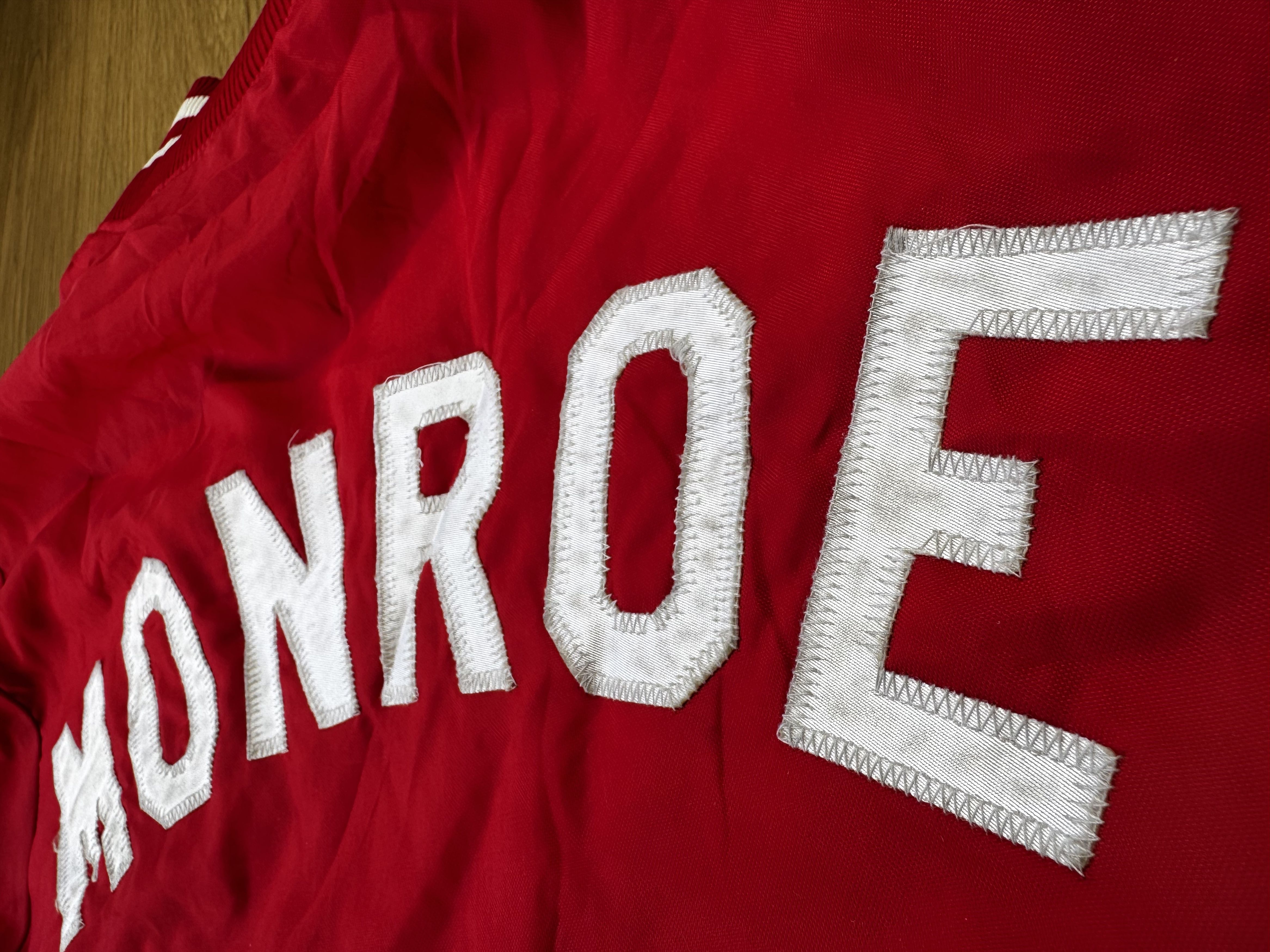 Holloway Vintage varsity jacket "Monroe" red/white 1984 Size US S / EU 44-46 / 1 - 4 Thumbnail