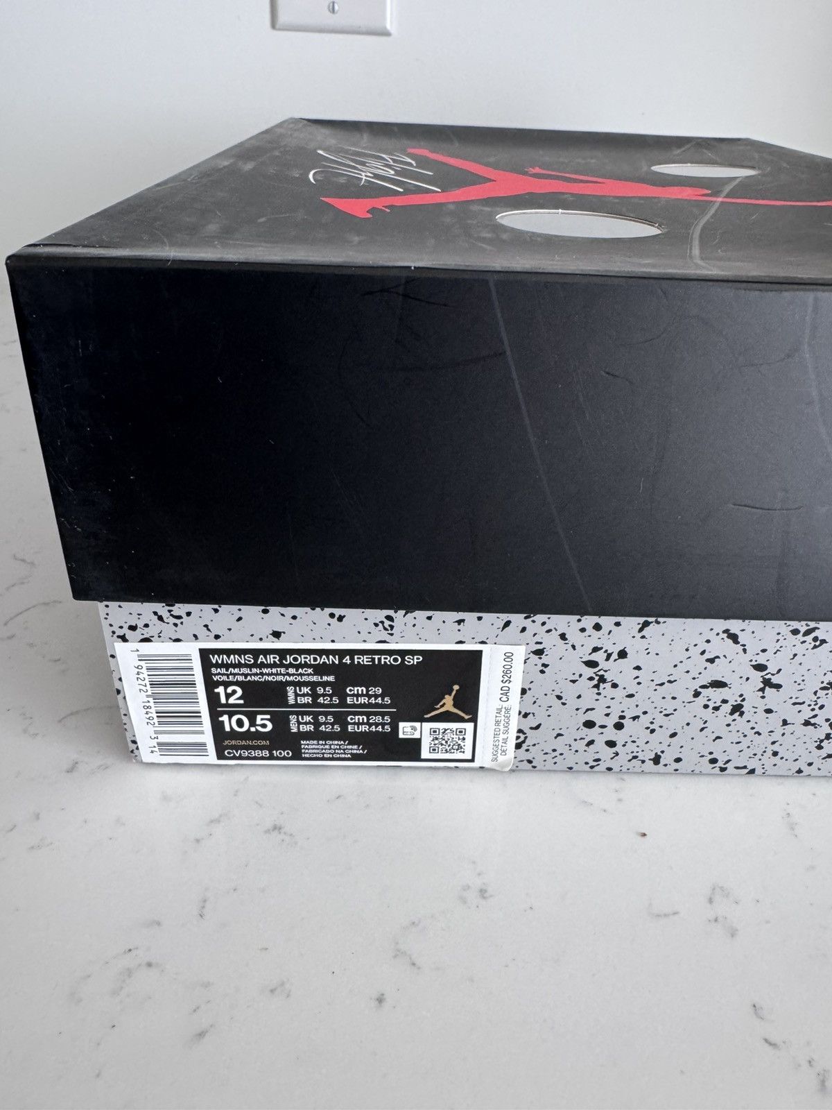 Jordan Brand Jordan 4 Off white Virgil Abloh size 10.5 mens Size US 10.5 / EU 43-44 - 7 Thumbnail