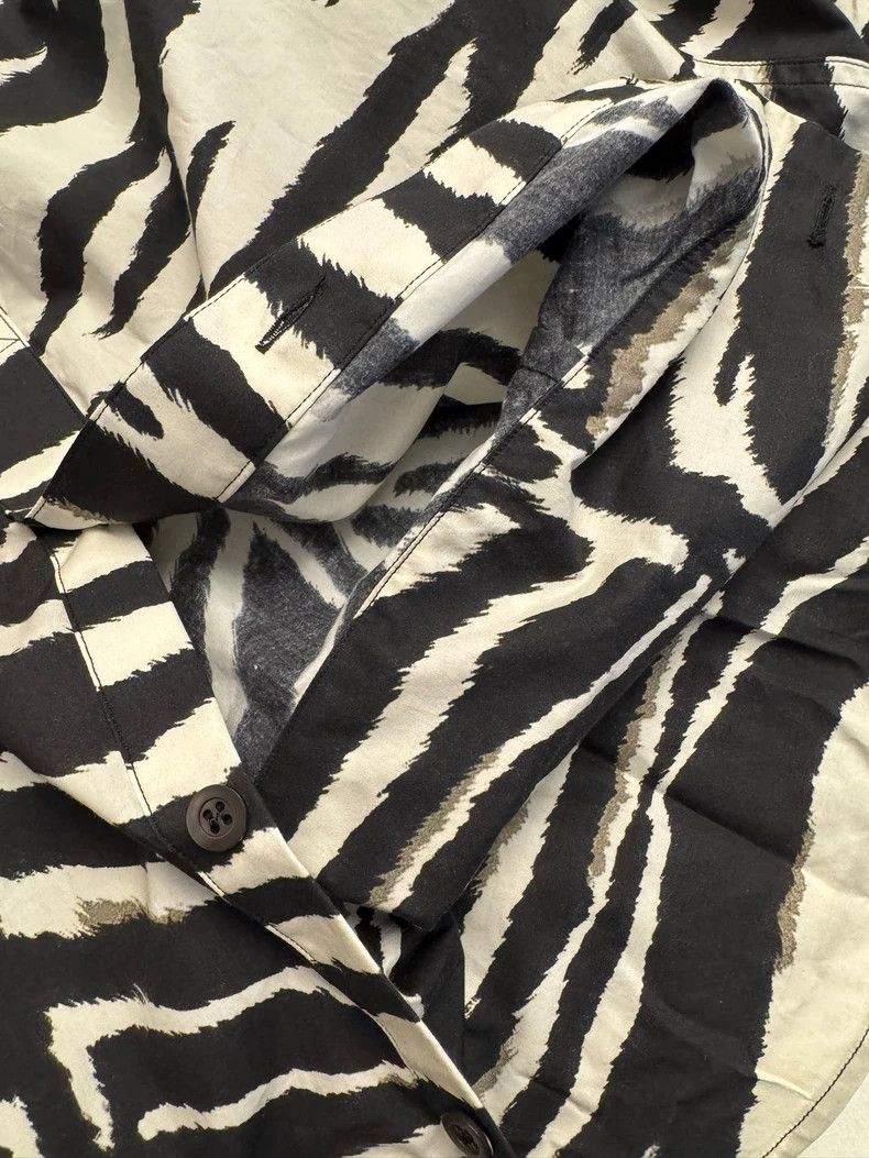 Dries Van Noten dries van noten size:36 Black and white striped shirt Size XXS / US 00 / IT 34 - 2 Thumbnail