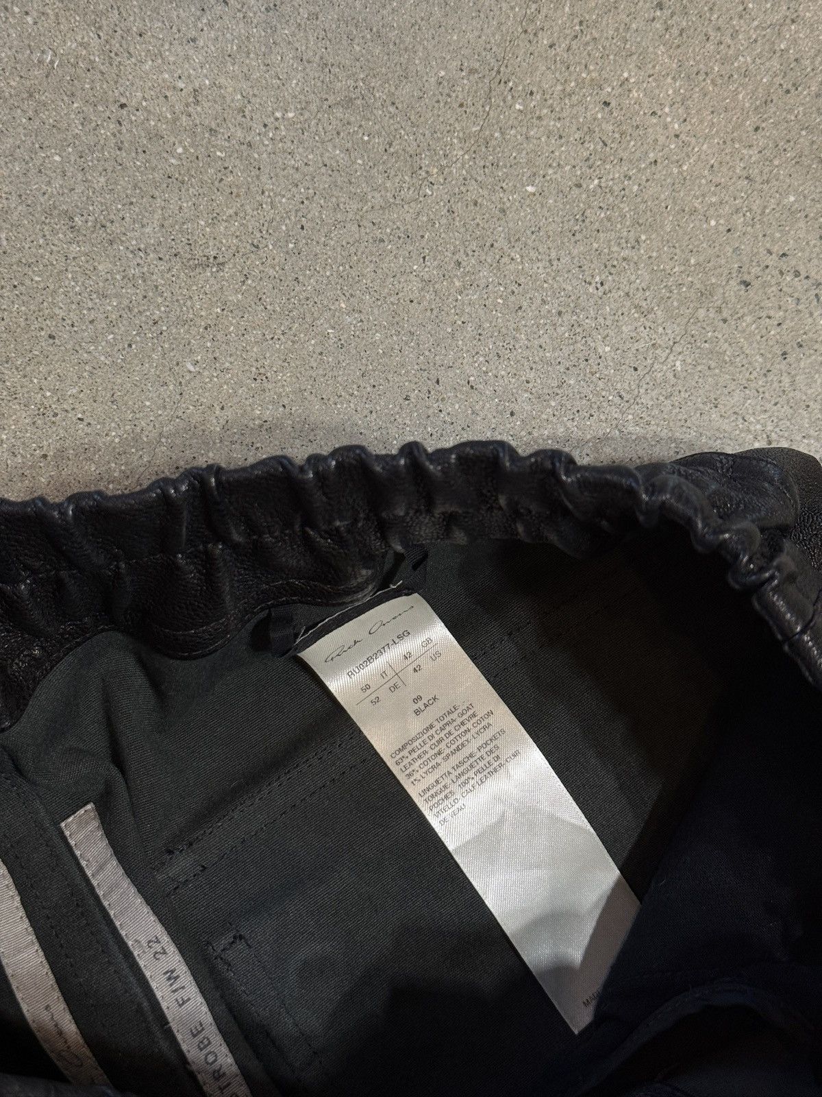 Rick Owens Rick Owens Leather Bauhaus Pants Size US 34 / EU 50 - 9 Thumbnail