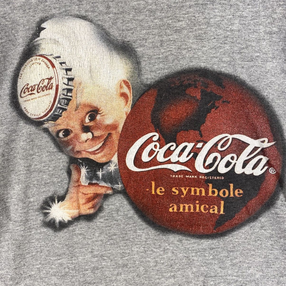 Coca Cola Vintage 90's COCA-COLA Friendly Symbol Longsleeve Tee Shirt Size US M / EU 48-50 / 2 - 2 Thumbnail