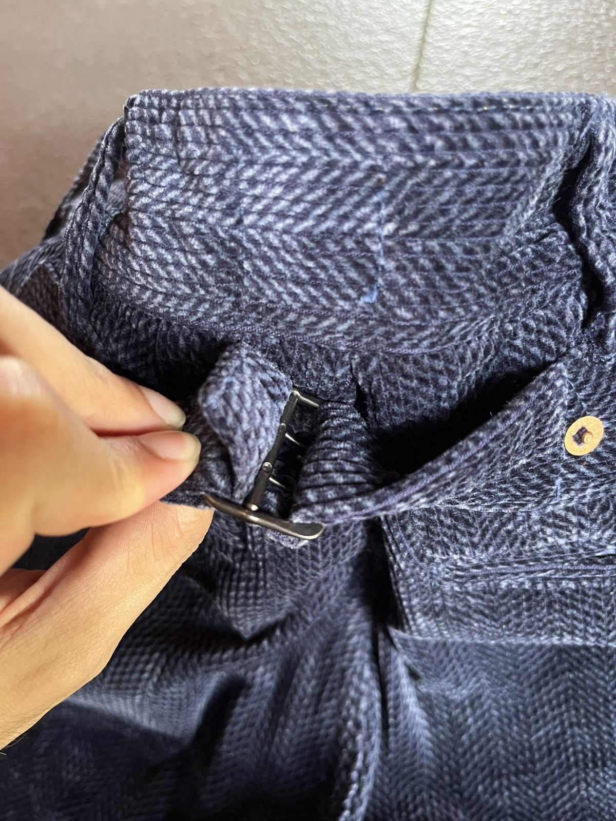 Momotaro Jeans Momotaro Corduroy Wooven Herringbone Cinch Strap Waist Size US 28 / EU 44 - 11 Thumbnail