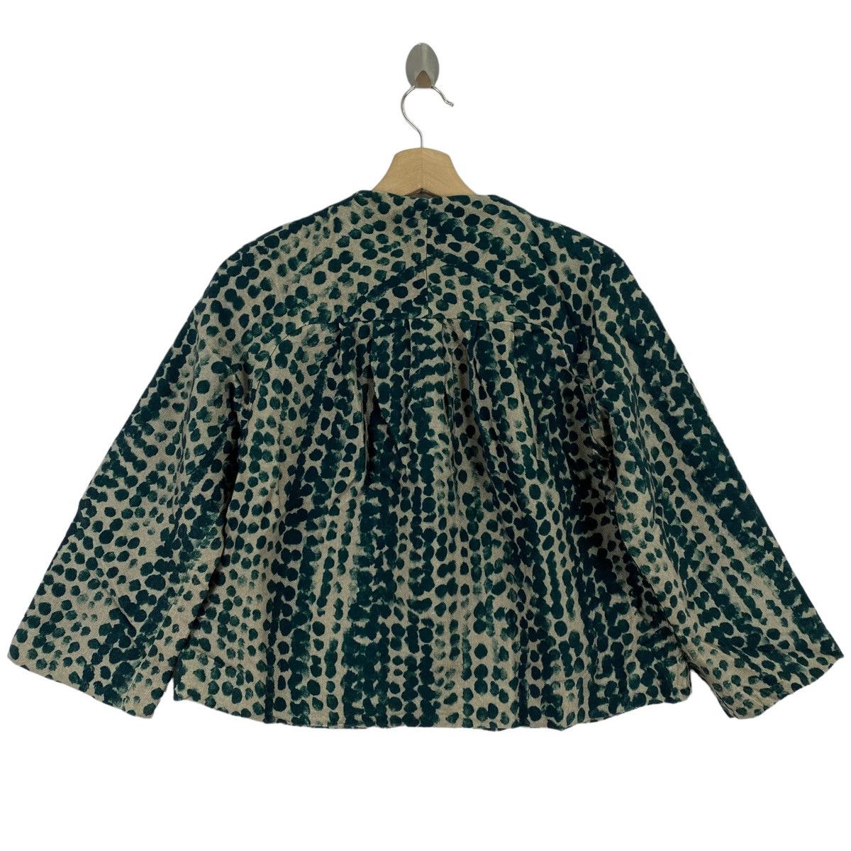 Agnona AGNONA Italian Brand Polka Dots Design Coat Size L / US 10 / IT 46 - 2 Thumbnail
