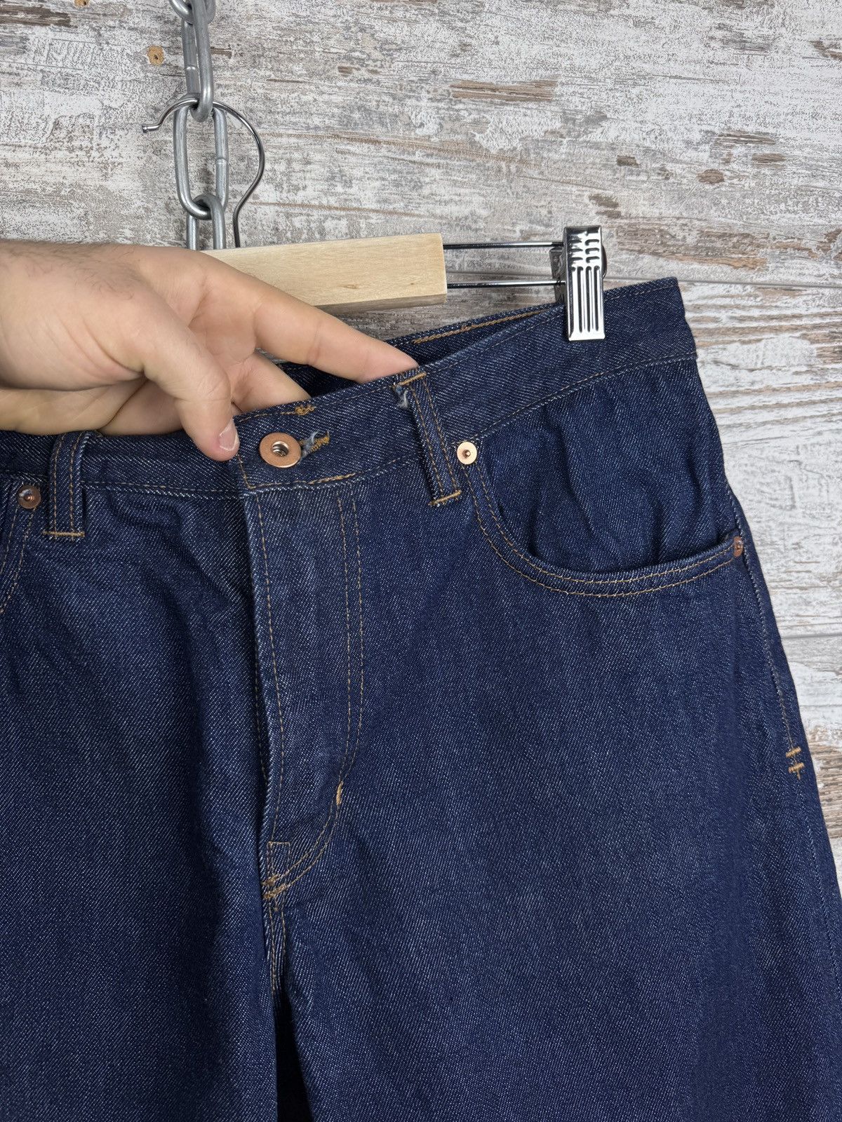 Mens Oliver Sweeney By Billiam Parker Denim Selvedge Jeans in Blue, Men's (Size 30) — image 5 of 6