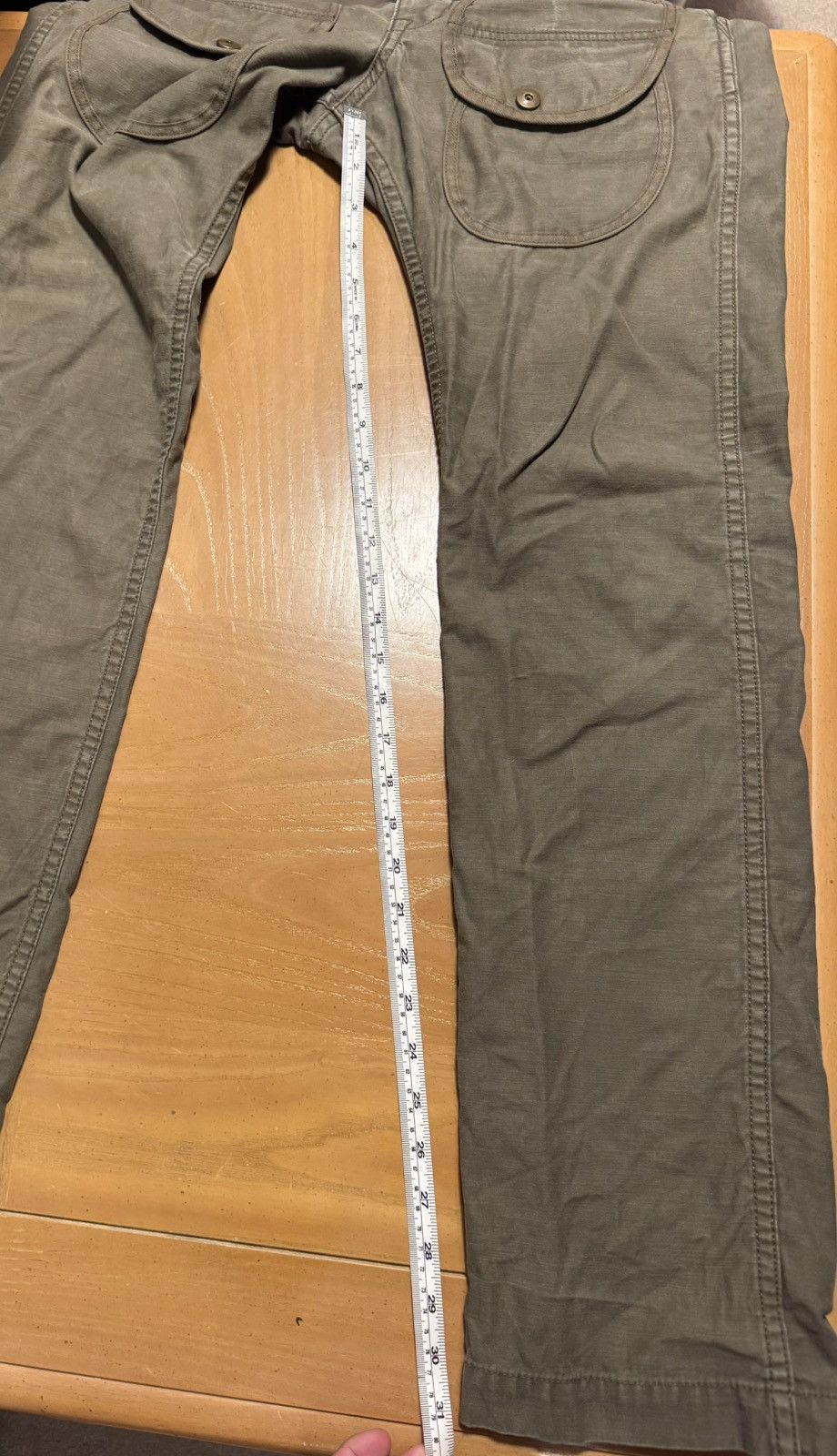 Pure Blue Japan Pure Blue Japan Hunting Pants (Olive) Size US 31 - 13 Thumbnail