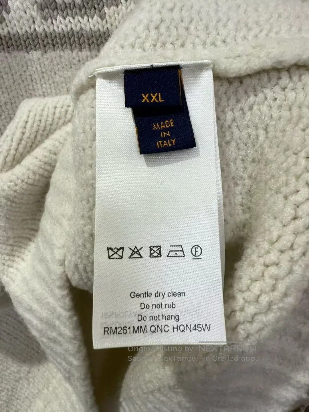 Louis Vuitton Louis Vuitton LV White Large Logo Sweater. Size US XXL / EU 58 / 5 - 3 Thumbnail
