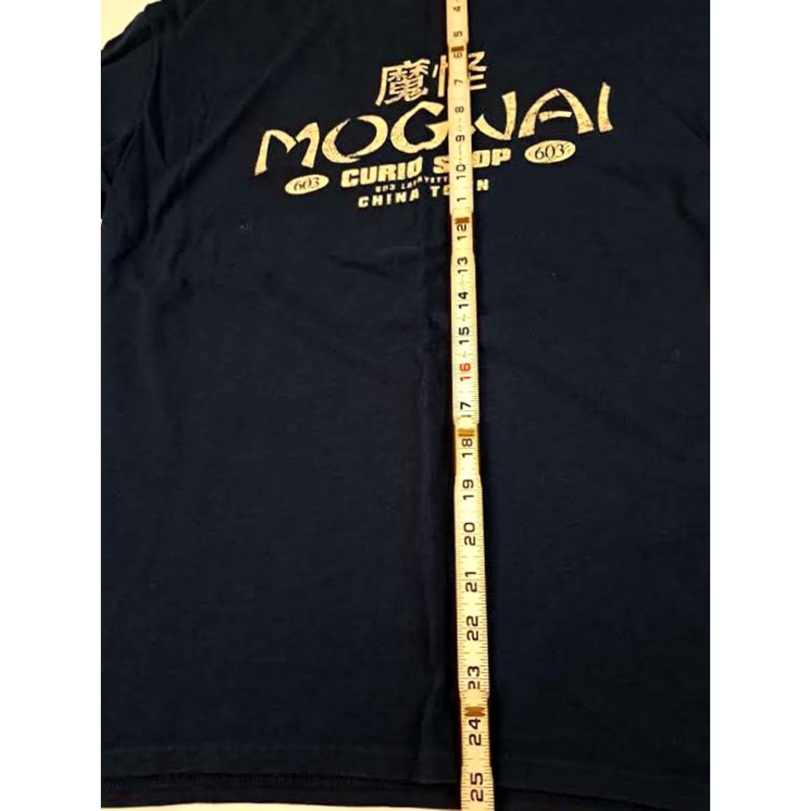 Vintage last to nowhere Shirt Mens L Mogwai Curio Shop Chinatown navy Size US L / EU 52-54 / 3 - 3 Thumbnail