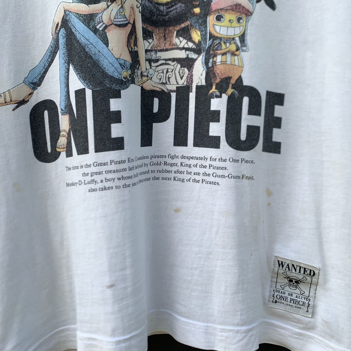 Anime Thrashed One Piece Anima x Uniqlo Japanese Brand Tee Size US M / EU 48-50 / 2 - 3 Thumbnail