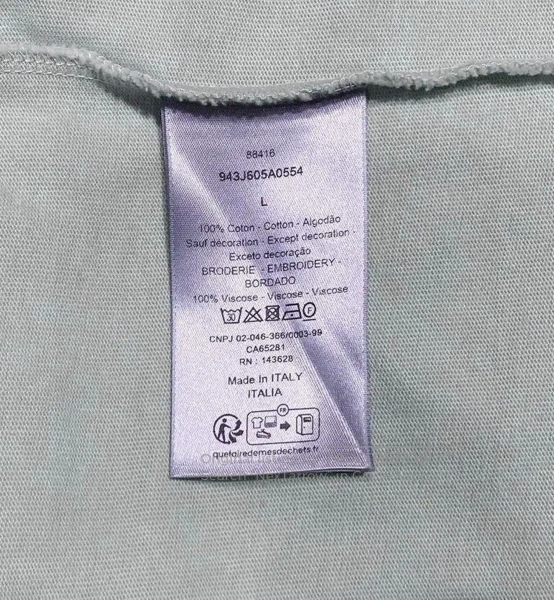 Dior Dior Embroidered logo short sleeves Size US L / EU 52-54 / 3 - 6 Thumbnail