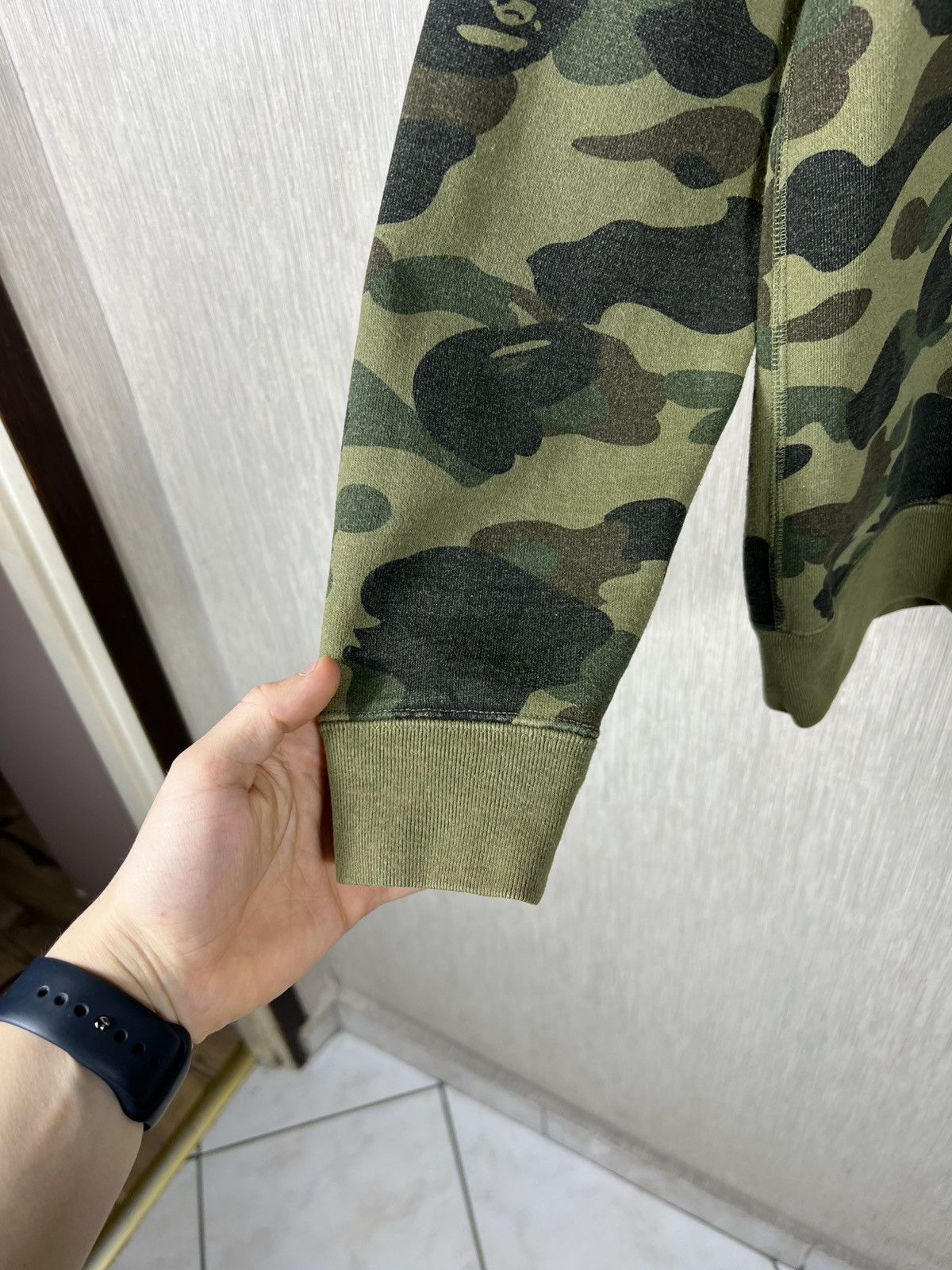 Bape Bape y2k OG 1st camo pattern fullprint head logo sweatshirt Size US S / EU 44-46 / 1 - 7 Thumbnail