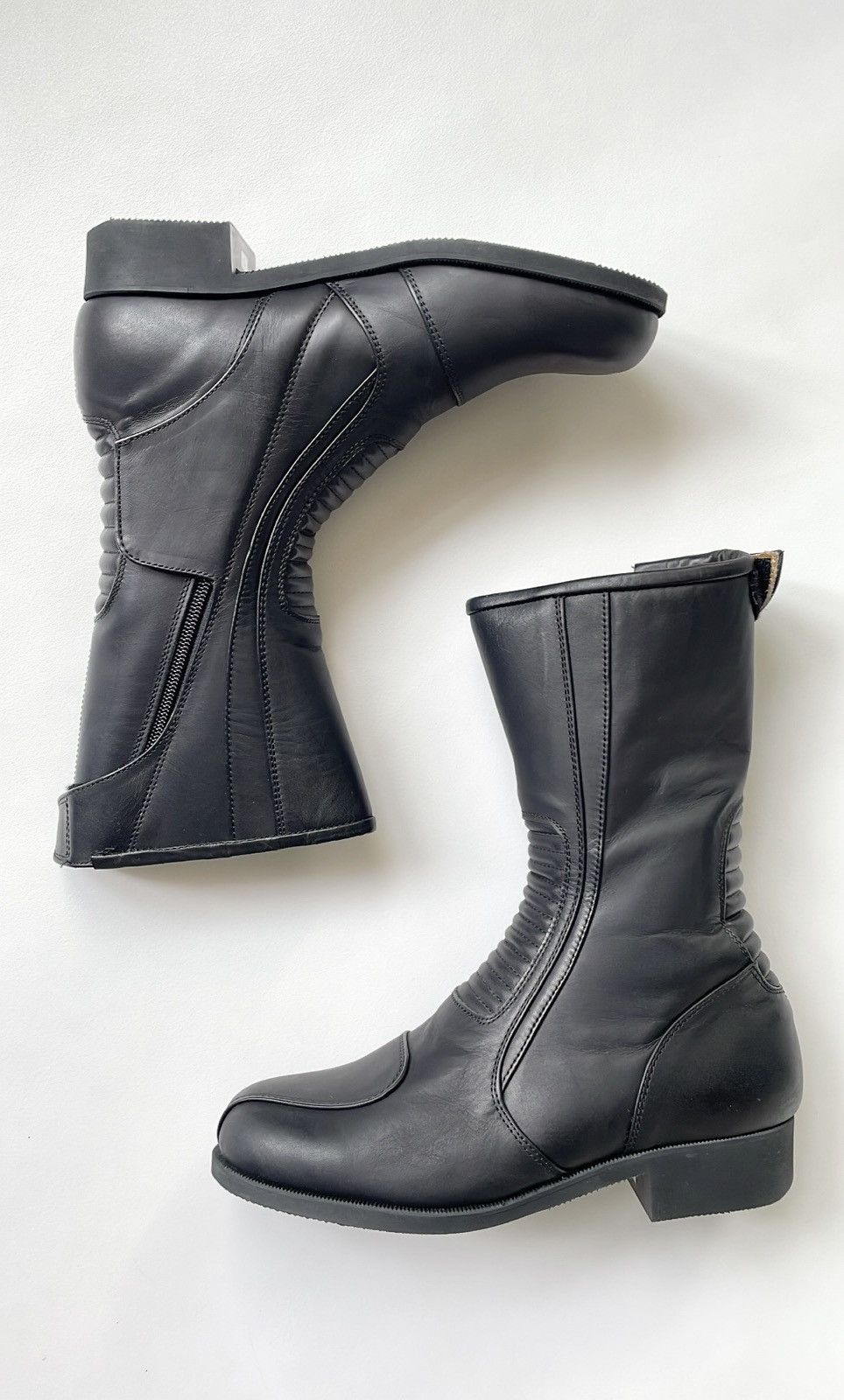 Comme des Garcons Black Leather Motorcycle Boots Size US 7 / IT 37 - 2 Thumbnail
