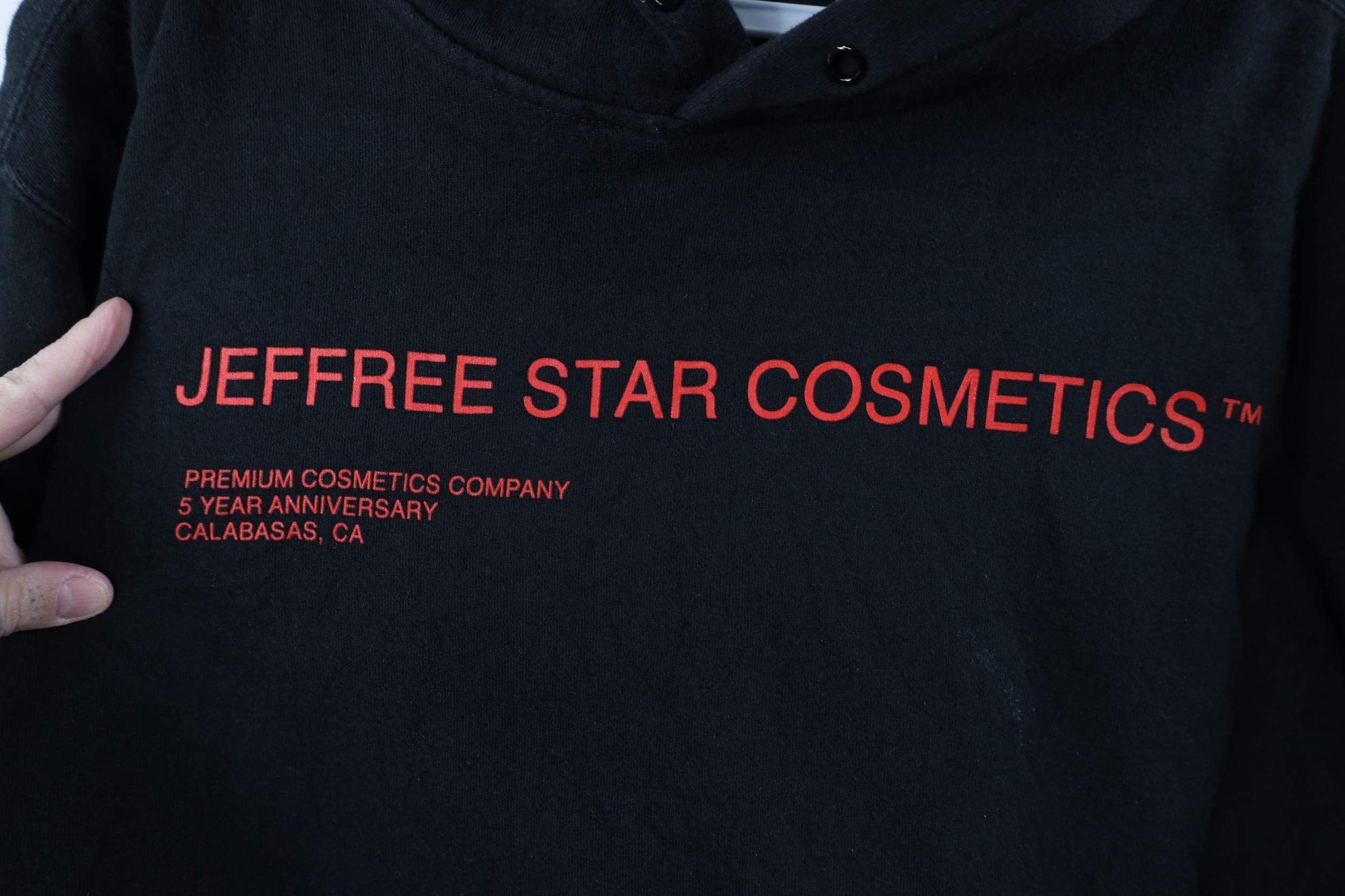 Vintage Jeffree Star Cosmetics 5 Year Anniversary Heavyweight Hoodie Size M / US 6-8 / IT 42-44 - 4 Thumbnail