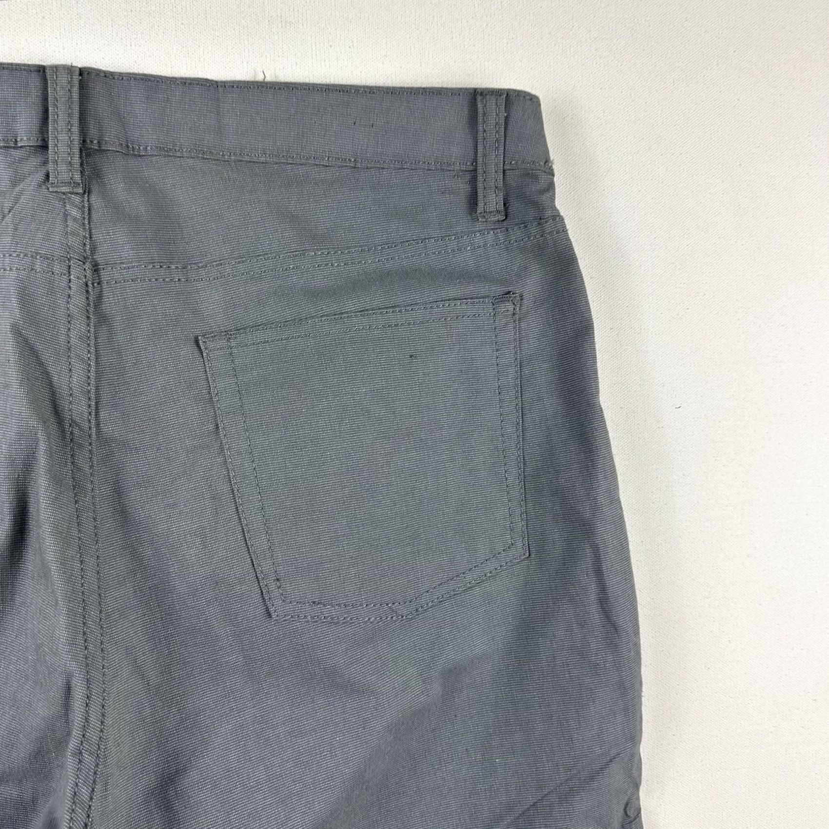 Kenneth Cole Kenneth Cole Reaction Chino Pants Slim-Fit Gray Mens 32x32 Size US 32 / EU 48 - 6 Thumbnail