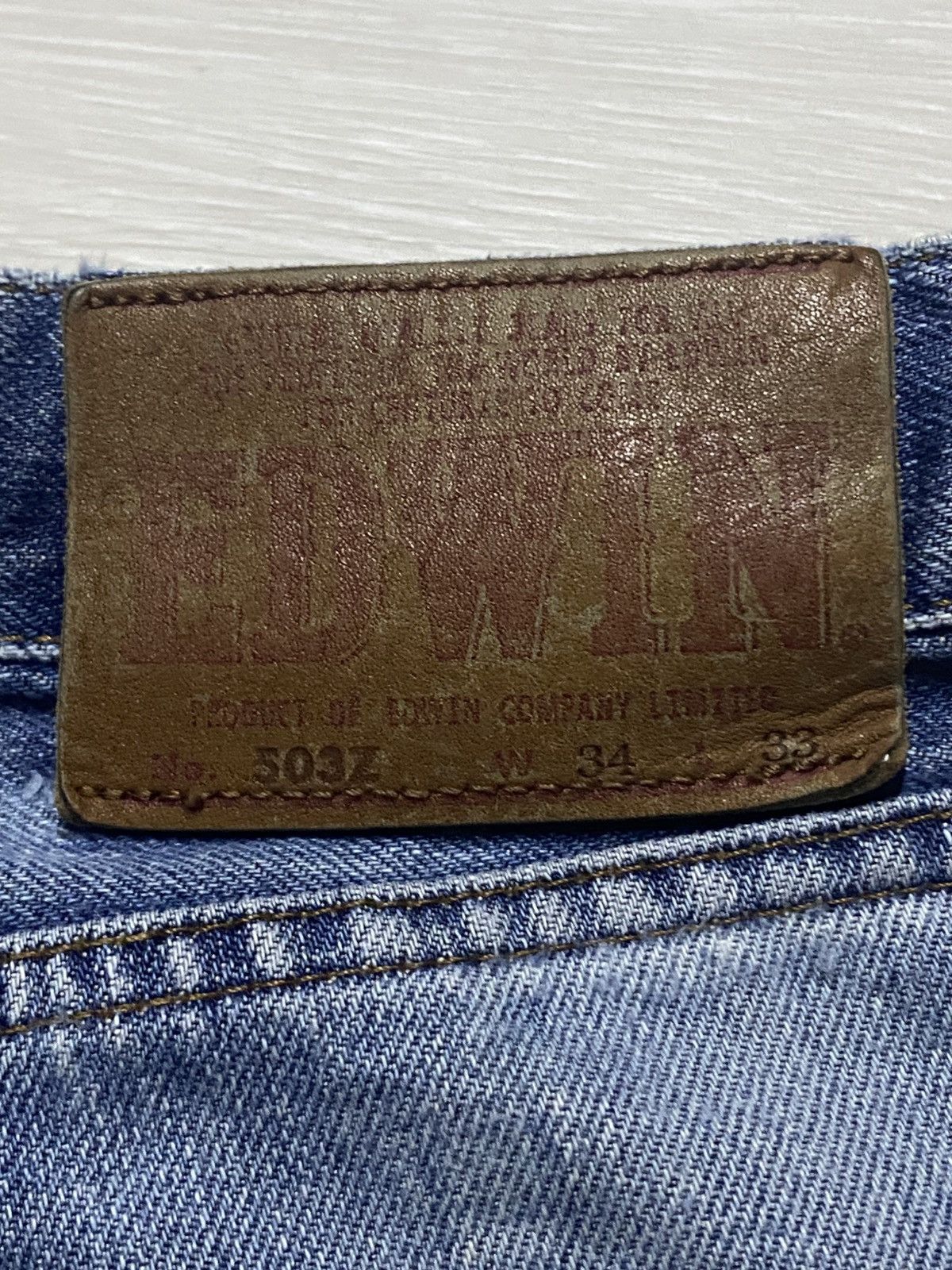 Edwin Vintage Edwin 503z Faded Wash Faded Wash Baggy Jeans Size US 32 / EU 48 - 14 Thumbnail
