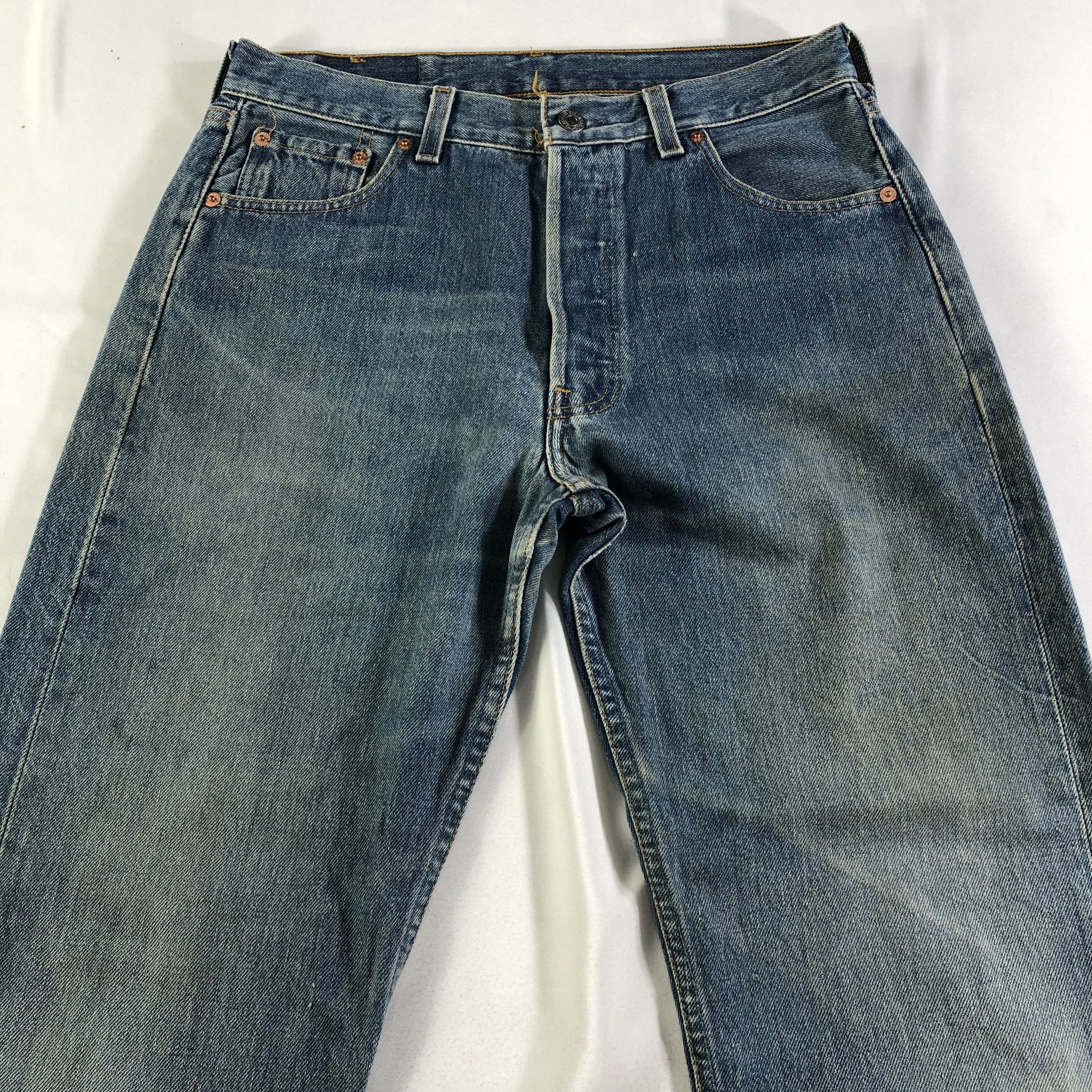Levi's Vintage 90s Levis 501 Jeans-JM3727 Size US 31 - 3 Thumbnail