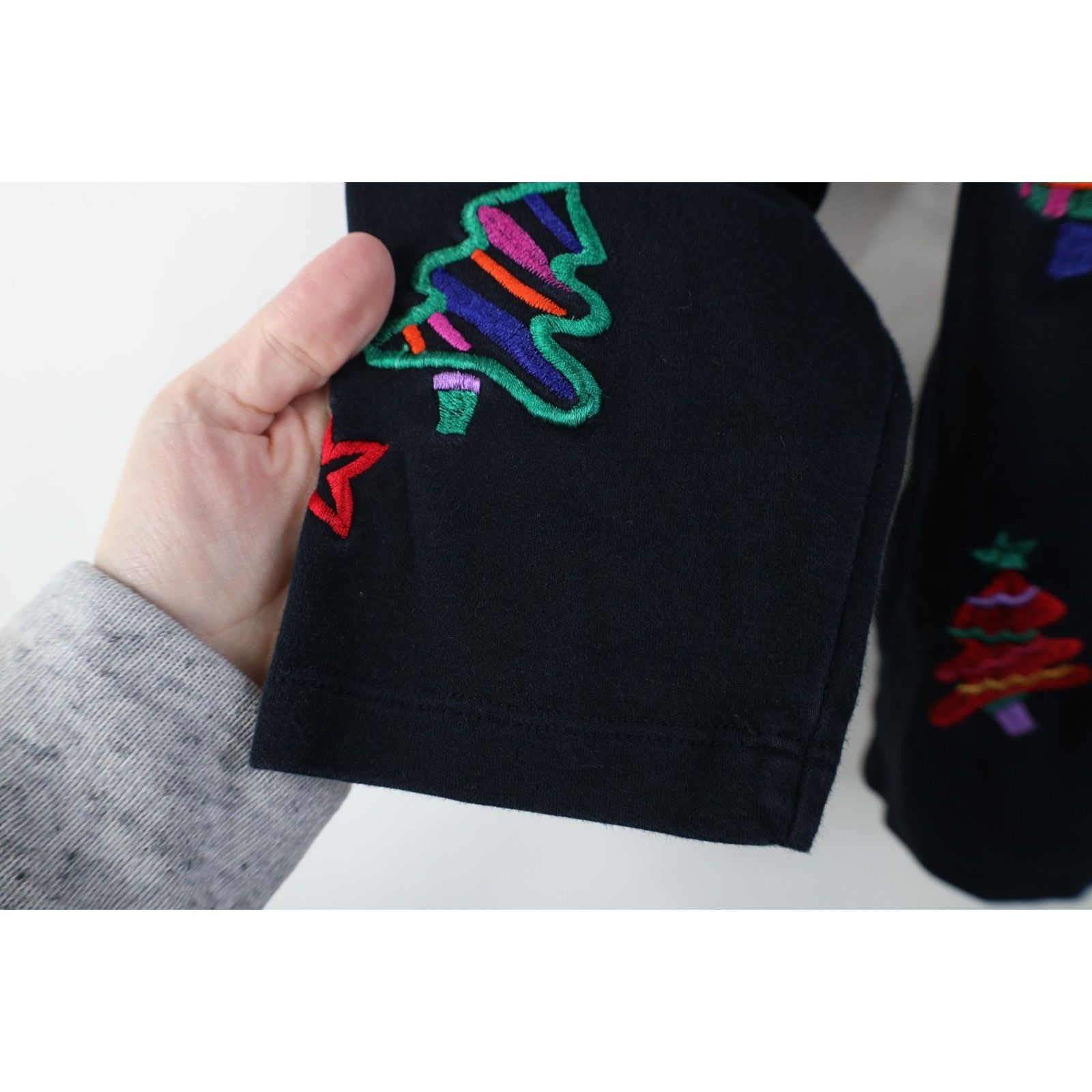 Vintage Vintage 90s Michael Simon Lite Christmas Tree T-Shirt Size M / US 6-8 / IT 42-44 - 6 Thumbnail