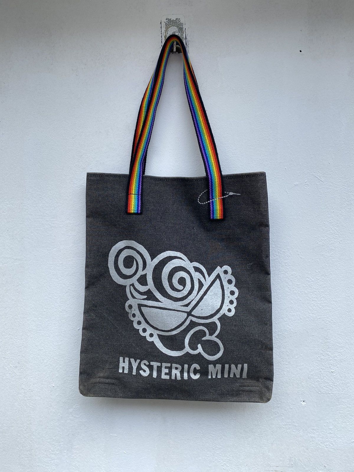 image of Hysteric Glamour Hysteric Mini Tote Bag Jeans in Black, Women's