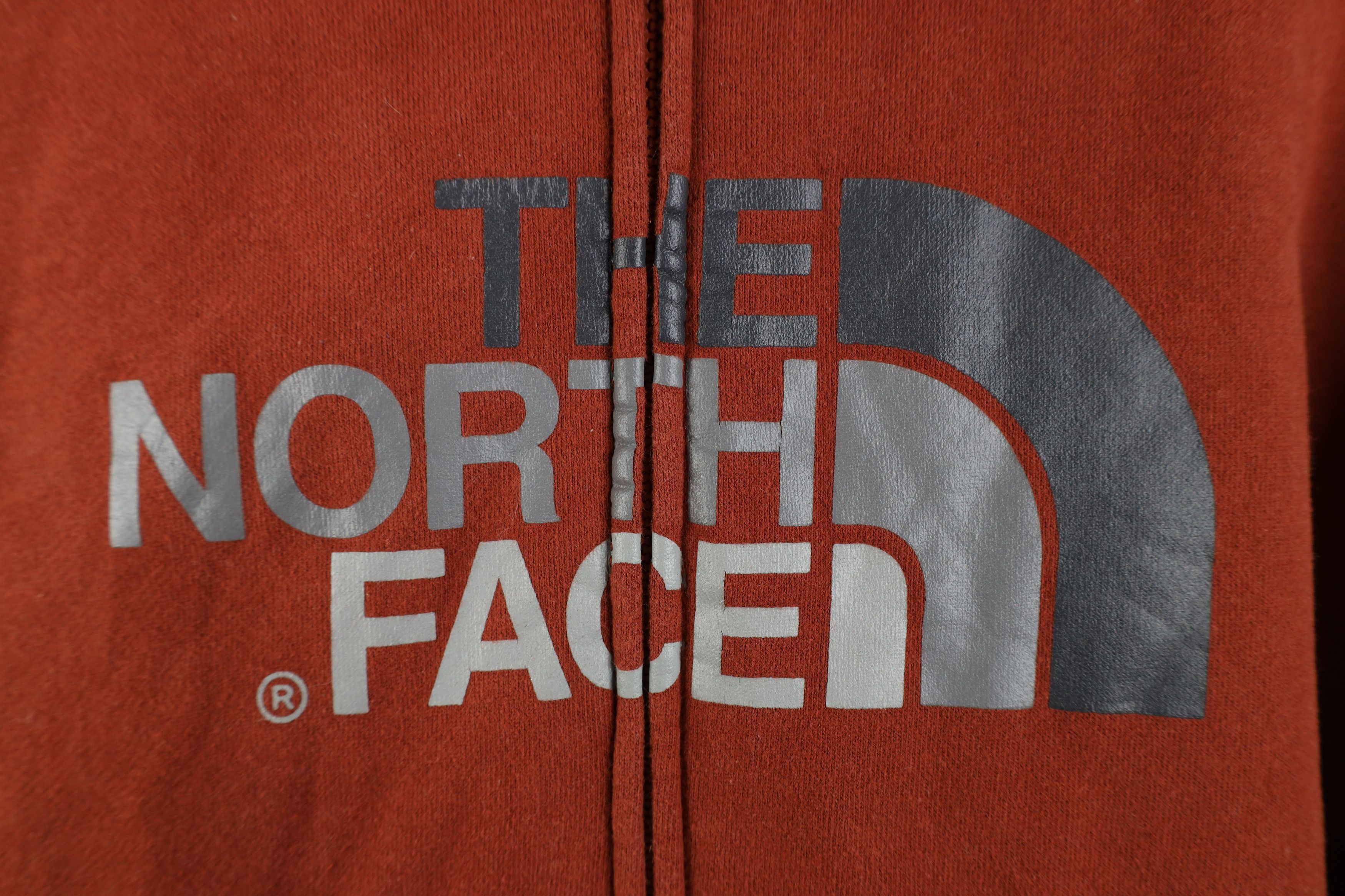 The North Face Vintage Y2K The North Face Logo Heavy Full Zip Hoodie Rust Size US S / EU 44-46 / 1 - 4 Thumbnail