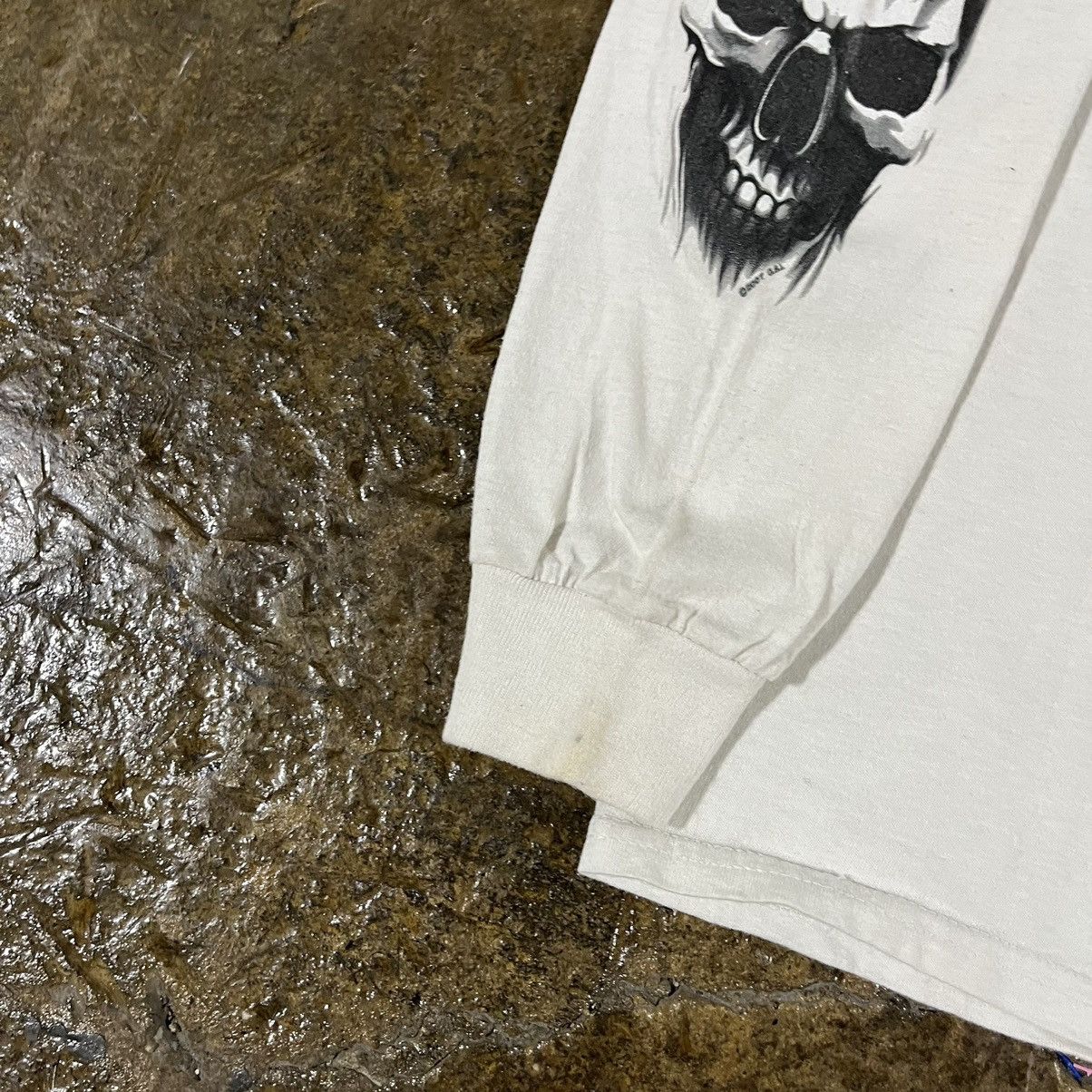Affliction × JNCO × Vintage Crazy Y2K Affliction Style Skull Grunge Goth Longsleeve Tee Size US S / EU 44-46 / 1 - 9 Thumbnail