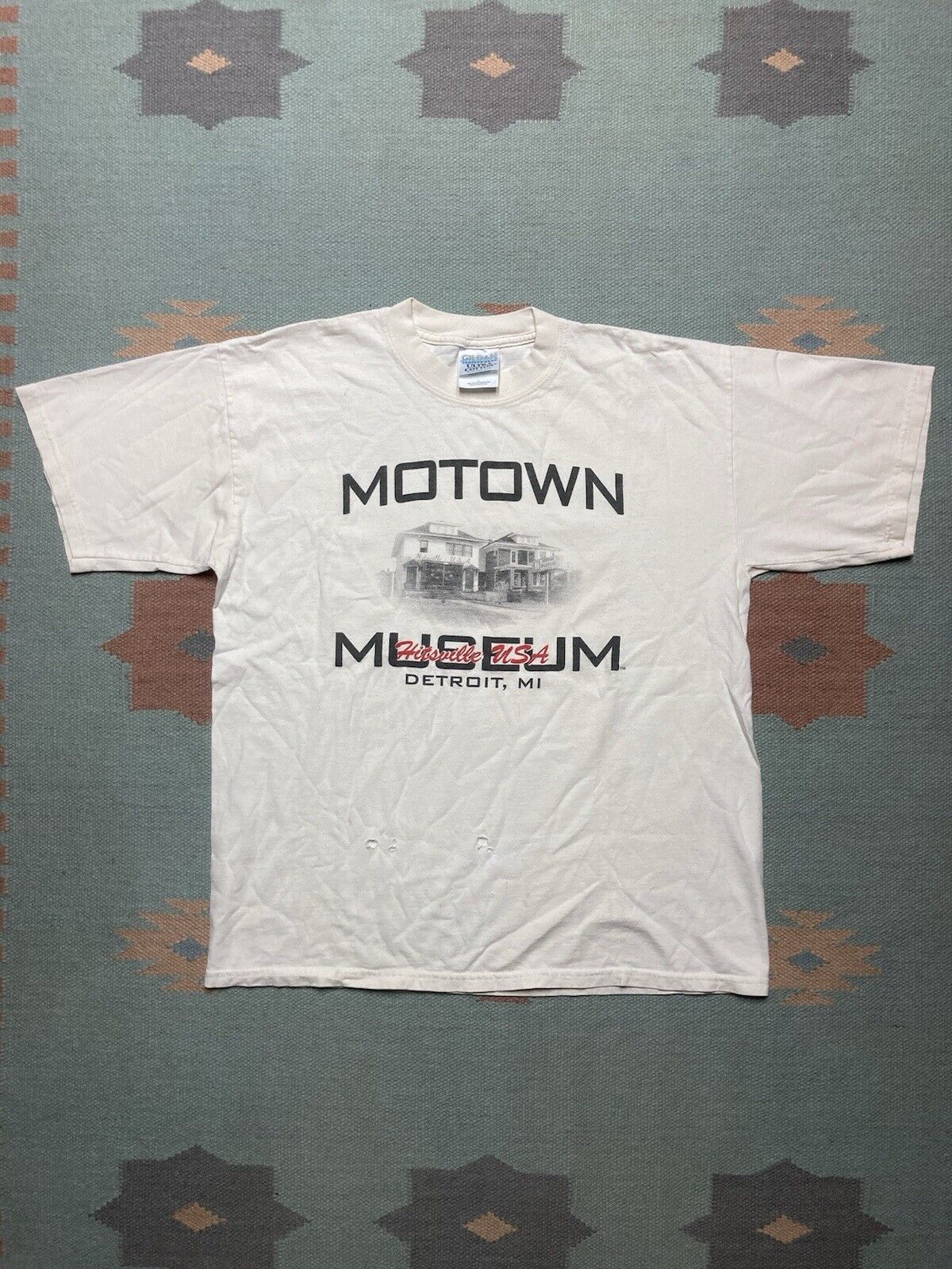 Gildan × Vintage Vtg t shirt Motown museum hitsville USA Detroit Michigan Lg Size US L / EU 52-54 / 3 - 1 Thumbnail
