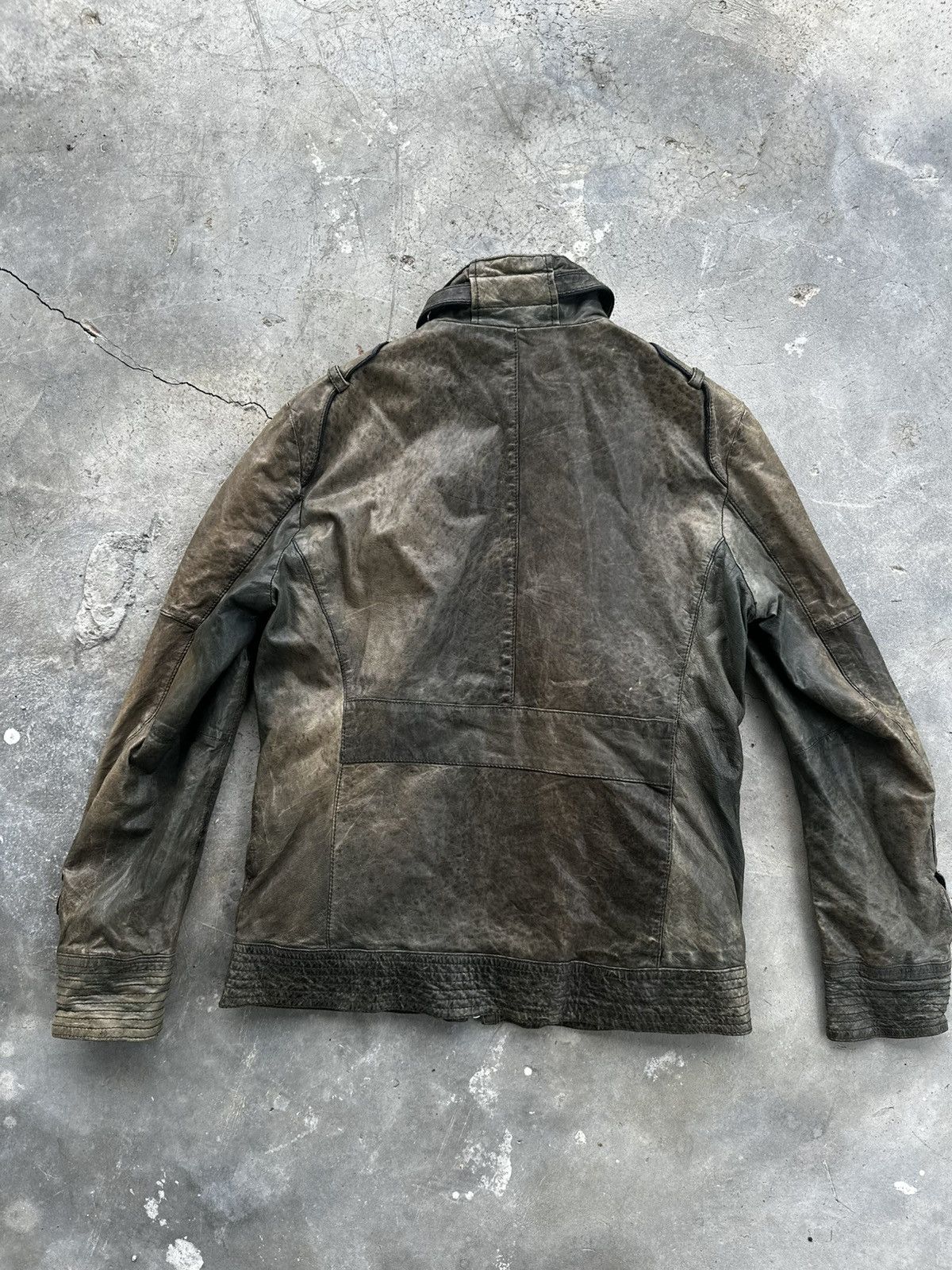 Japanese Brand High Street Leather Jacket y2k Size US M / EU 48-50 / 2 - 2 Thumbnail