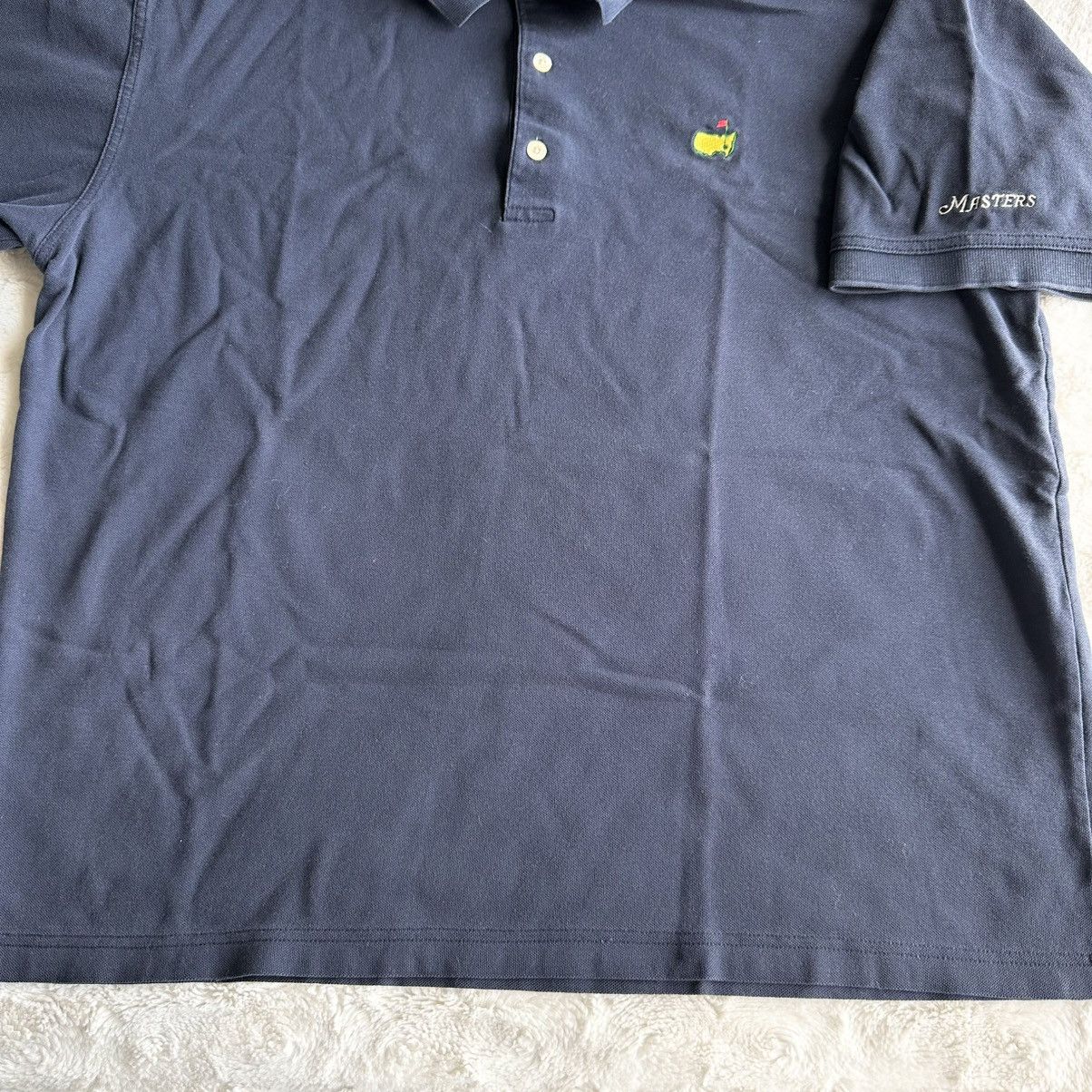 The Masters Vintage Masters Polo Shirt Mens XL Navy Blue Golf Augusta Size US XL / EU 56 / 4 - 5 Thumbnail