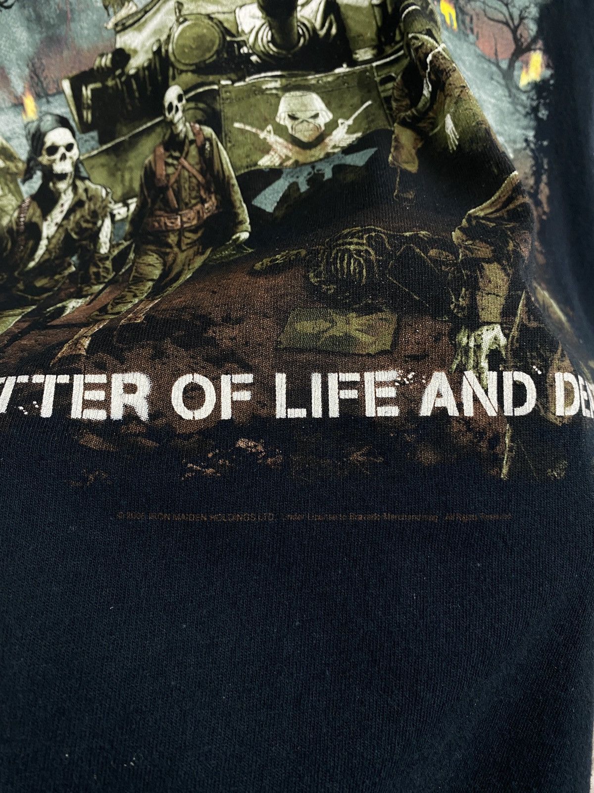 Iron Maiden 🇬🇧☠️ Vintage 2006 Iron Maiden A Matter of Life and Death Tee Size US M / EU 48-50 / 2 - 5 Thumbnail