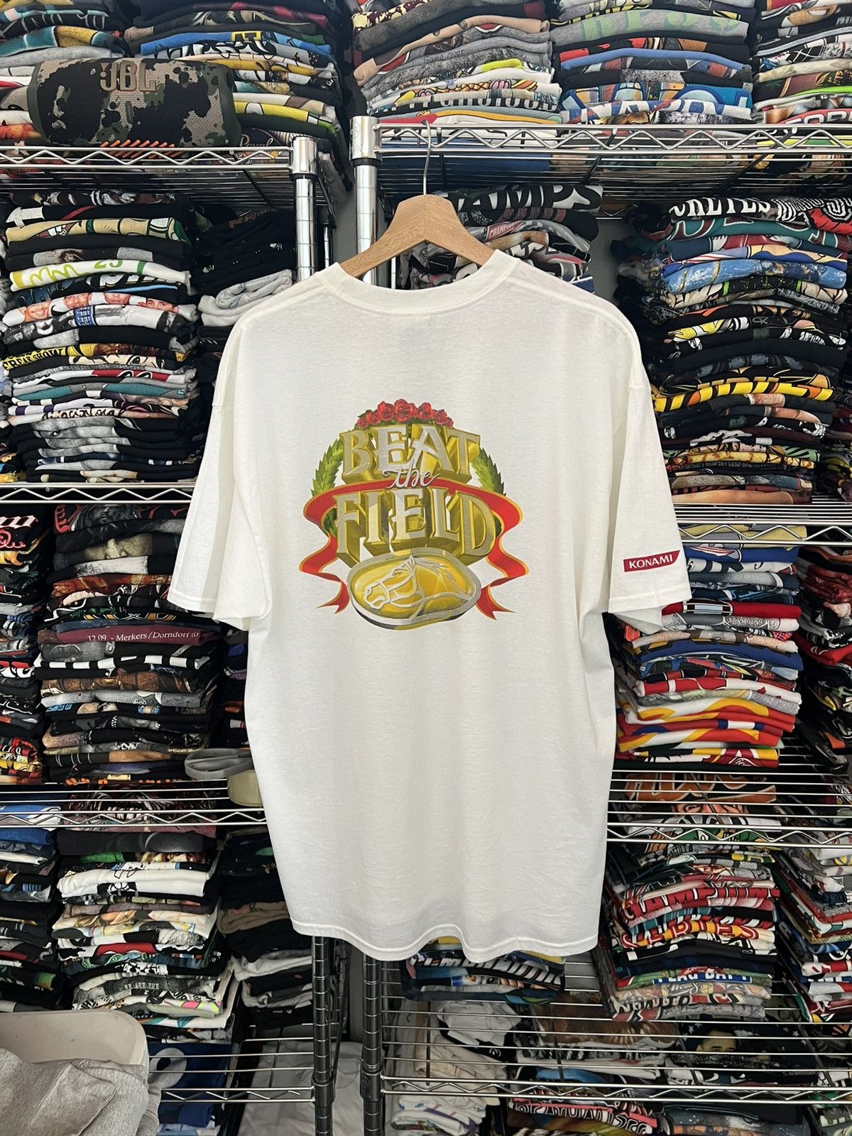 Port & Company 90s Beat the Field Konami Japanese Videogame Promo Tee Size US XL / EU 56 / 4 - 1 Thumbnail