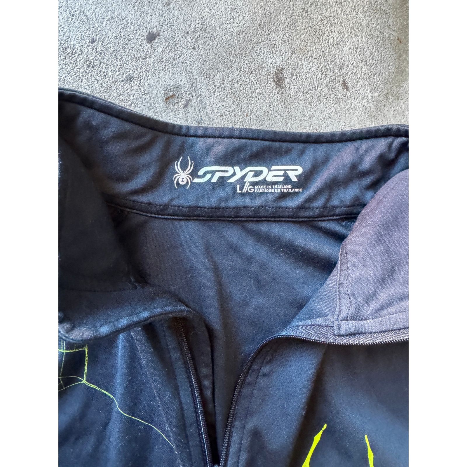 Spyder Spyder Black Webstrong Quarter Zip Shirt (L) Size US L / EU 52-54 / 3 - 4 Thumbnail