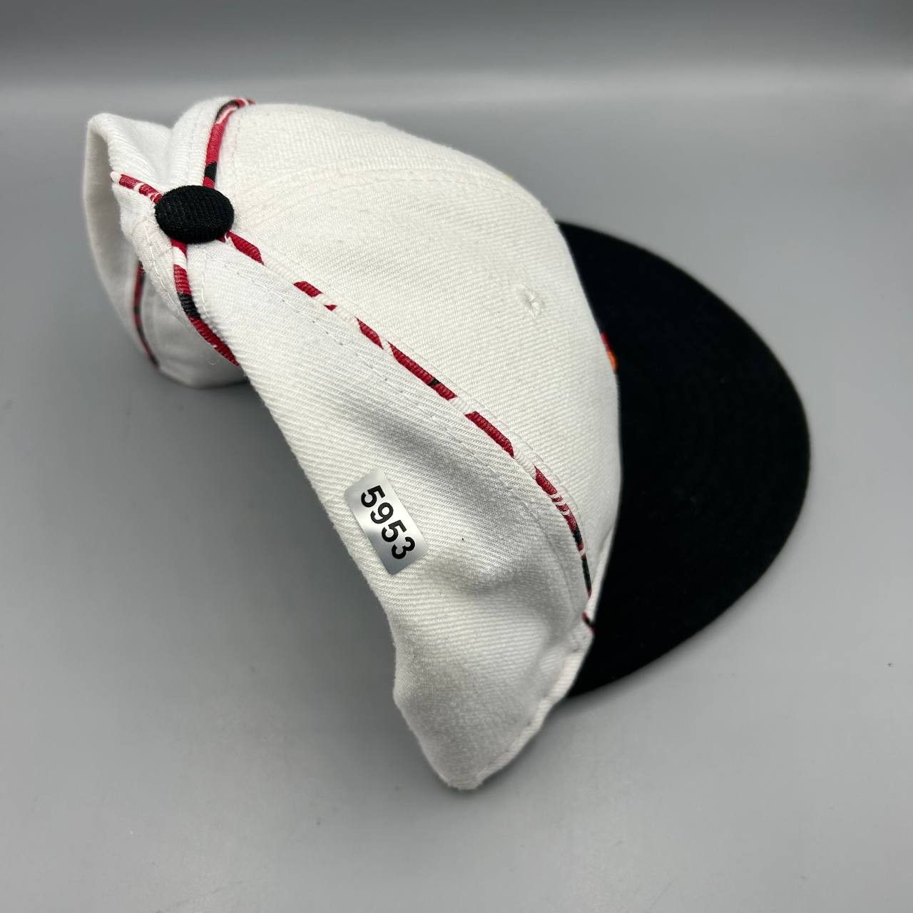 New Era Miami Heat Hat Men 7 3/4 White NBA HWC 59Fifty Fitted Cap Size ONE SIZE - 9 Thumbnail